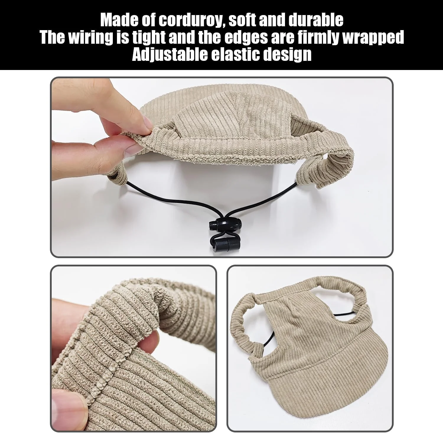 کلاه آفتابی حیوانات خانگی، کلاه سگ زیبا، کلاه ماهیگیری قابل تنظیم، لوازم محافظت از آفتاب حیوانات خانگی، 1 عدد