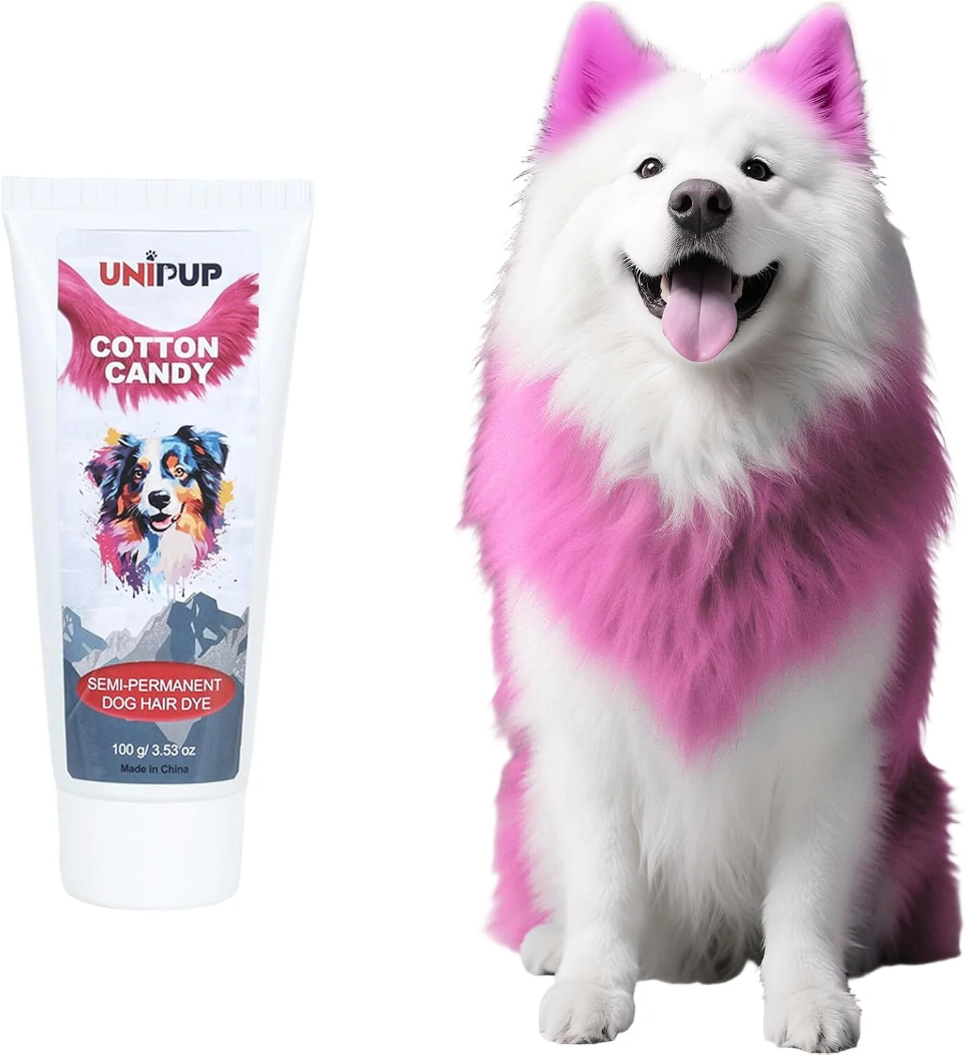 رنگ موی نیمه دائمی سگ، رنگ موی ایمن و ملایم برای سگ ها، گربه ها و همه حیوانات خانگی U-PHD02 (پشمک) رنگ موی نیمه دائمی سگ، رنگ موی ایمن و ملایم برای سگ ها، گربه ها و همه حیوانات خانگی U-PHD02 (پشمک)