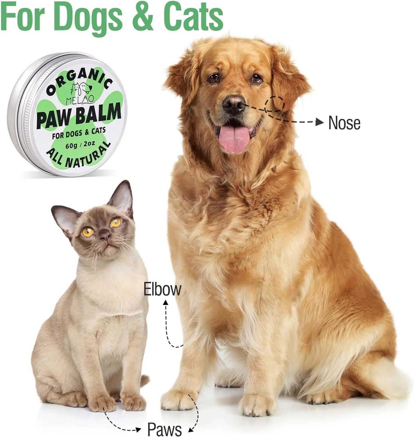 مرهم طبیعی پنجه سگ Uniface، مرهم بینی سگ - ترمیم کننده و احیا کننده خشکی، مرطوب کننده پنجه سگ 2 اونس مناسب برای سگ ها و گربه ها مرهم طبیعی پنجه سگ Uniface، مرهم بینی سگ - ترمیم کننده و احیا کننده خشکی، مرطوب کننده پنجه سگ 2 اونس مناسب برای سگ ها و گربه ها