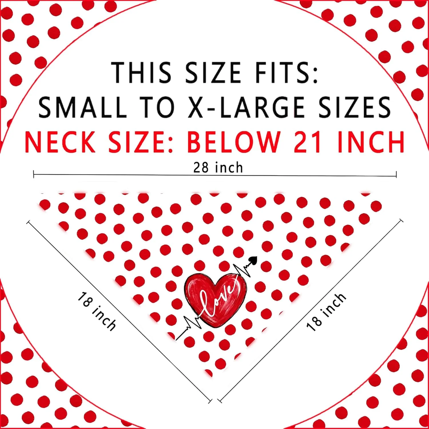 دستمال گردن سگ طرح روز عشق، یک عدد، طرح های قلب و نقطه، مناسب سگ های پسر و دختر، دستمال گردن حیوانات خانگی برای تعطیلات روز عشق، مناسب سگ های کوچک، متوسط و بزرگ دستمال گردن سگ طرح روز عشق، یک عدد، طرح های قلب و نقطه، مناسب سگ های پسر و دختر، دستمال گردن حیوانات خانگی برای تعطیلات روز عشق، مناسب سگ های کوچک، متوسط و بزرگ