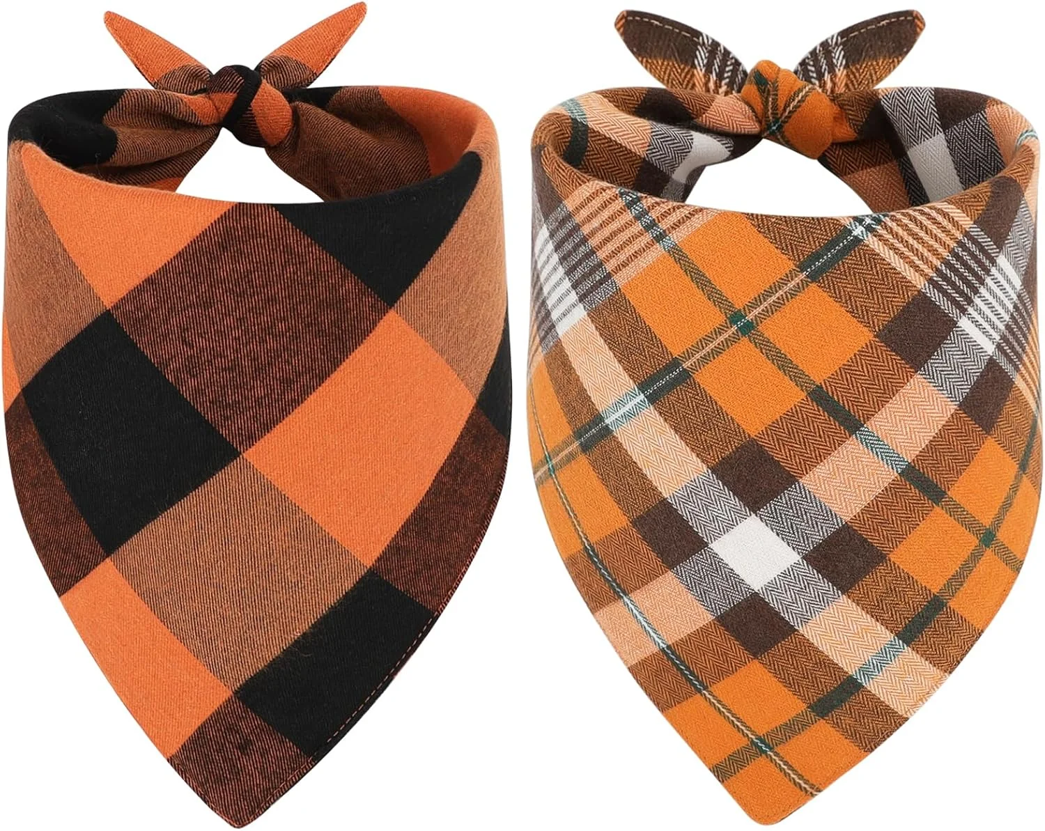 دستمال گردن سگ طرح پاییز و هالووین، 2 عددی، دستمال سه گوش پنبه ای طرح چهارخانه برای سگ ها و گربه های کوچک، پیشبند سگ دو لایه برگشت پذیر پاییزی برای استفاده روزانه، روز شکرگزاری (S، زرد و نارنجی) دستمال گردن سگ طرح پاییز و هالووین، 2 عددی، دستمال سه گوش پنبه ای طرح چهارخانه برای سگ ها و گربه های کوچک، پیشبند سگ دو لایه برگشت پذیر پاییزی برای استفاده روزانه، روز شکرگزاری (S، زرد و نارنجی)