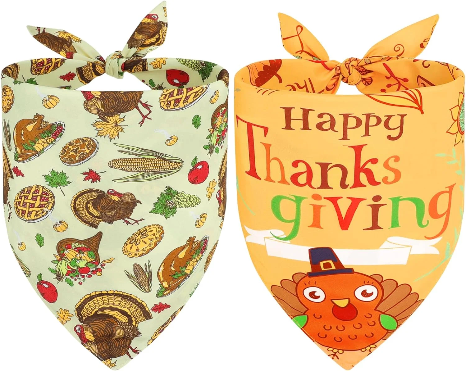 دستمال گردن سگ طرح شکرگزاری، بسته 2 عددی طرح بوقلمون و پیتزا، اکسسوری های خنده دار تعطیلات برای شام شکرگزاری، تزیینات مهمانی و عکاسی (X-Large، نارنجی و قهوه ای) دستمال گردن سگ طرح شکرگزاری، بسته 2 عددی طرح بوقلمون و پیتزا، اکسسوری های خنده دار تعطیلات برای شام شکرگزاری، تزیینات مهمانی و عکاسی (X-Large، نارنجی و قهوه ای)