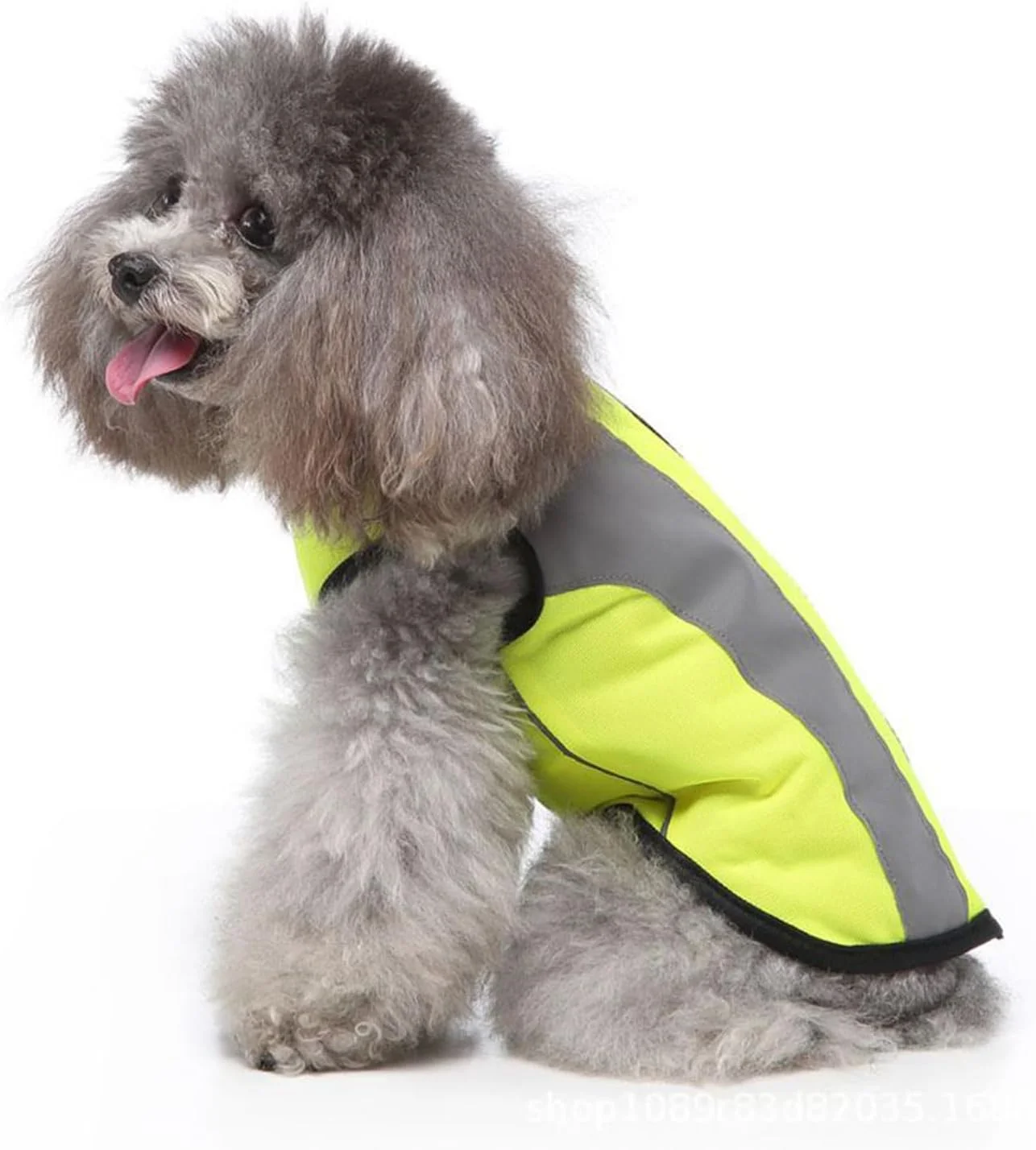 جلیقه ایمنی سگ، جلیقه ایمنی بازتابنده با دید بالا برای سگ | لباس تنفسی با دید بالا برای حیوانات خانگی با ژاکت درخشان تمرینی زیپ دار برای نژادهای کوچک و متوسط در فضای باز