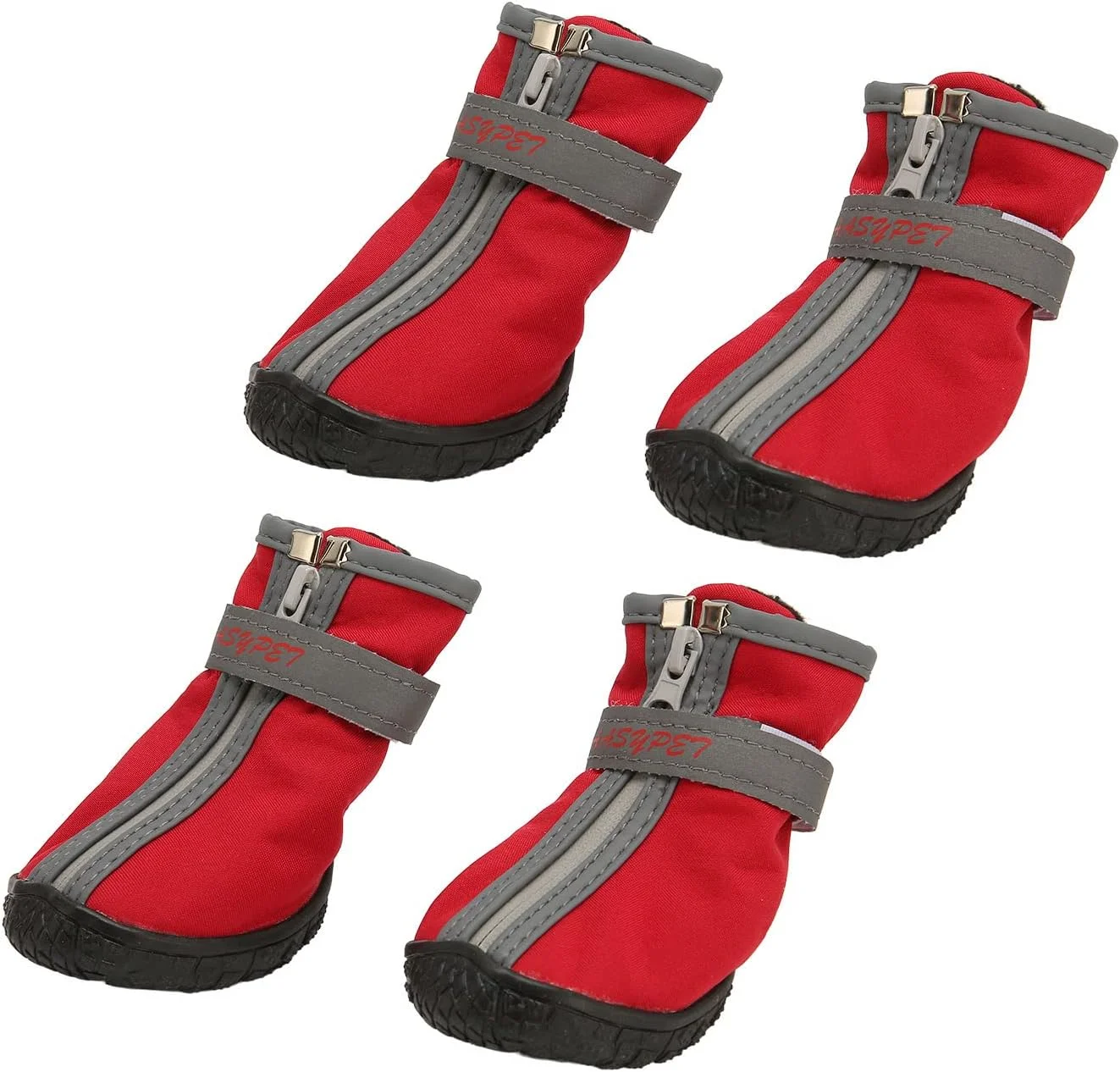 4 عدد پاپوش ضد لغزش سگ، کفش ضد آب سگ، کفش پیاده روی سگ با زیره نرم و مقاوم در برابر سایش و تنفس مناسب برای ورزش در فضای باز (سایز 4) 4 عدد پاپوش ضد لغزش سگ، کفش ضد آب سگ، کفش پیاده روی سگ با زیره نرم و مقاوم در برابر سایش و تنفس مناسب برای ورزش در فضای باز (سایز 4)