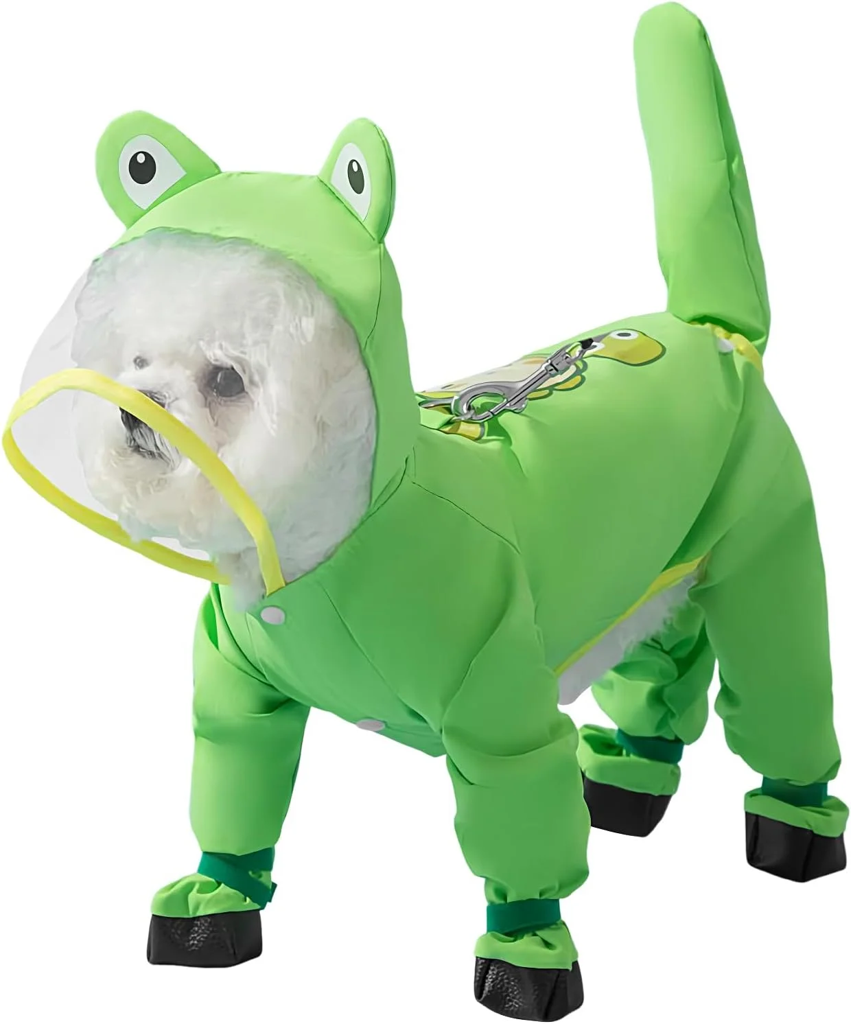 بارانی سگ | بارانی ضد آب برای سگ های متوسط، پانچوی حیوانات خانگی با پوشش کامل و خشک شونده سریع برای پیاده روی در فضای باز، هوای سرد، رعد و برق، آموزش و استفاده روزانه بارانی سگ | بارانی ضد آب برای سگ های متوسط، پانچوی حیوانات خانگی با پوشش کامل و خشک شونده سریع برای پیاده روی در فضای باز، هوای سرد، رعد و برق، آموزش و استفاده روزانه