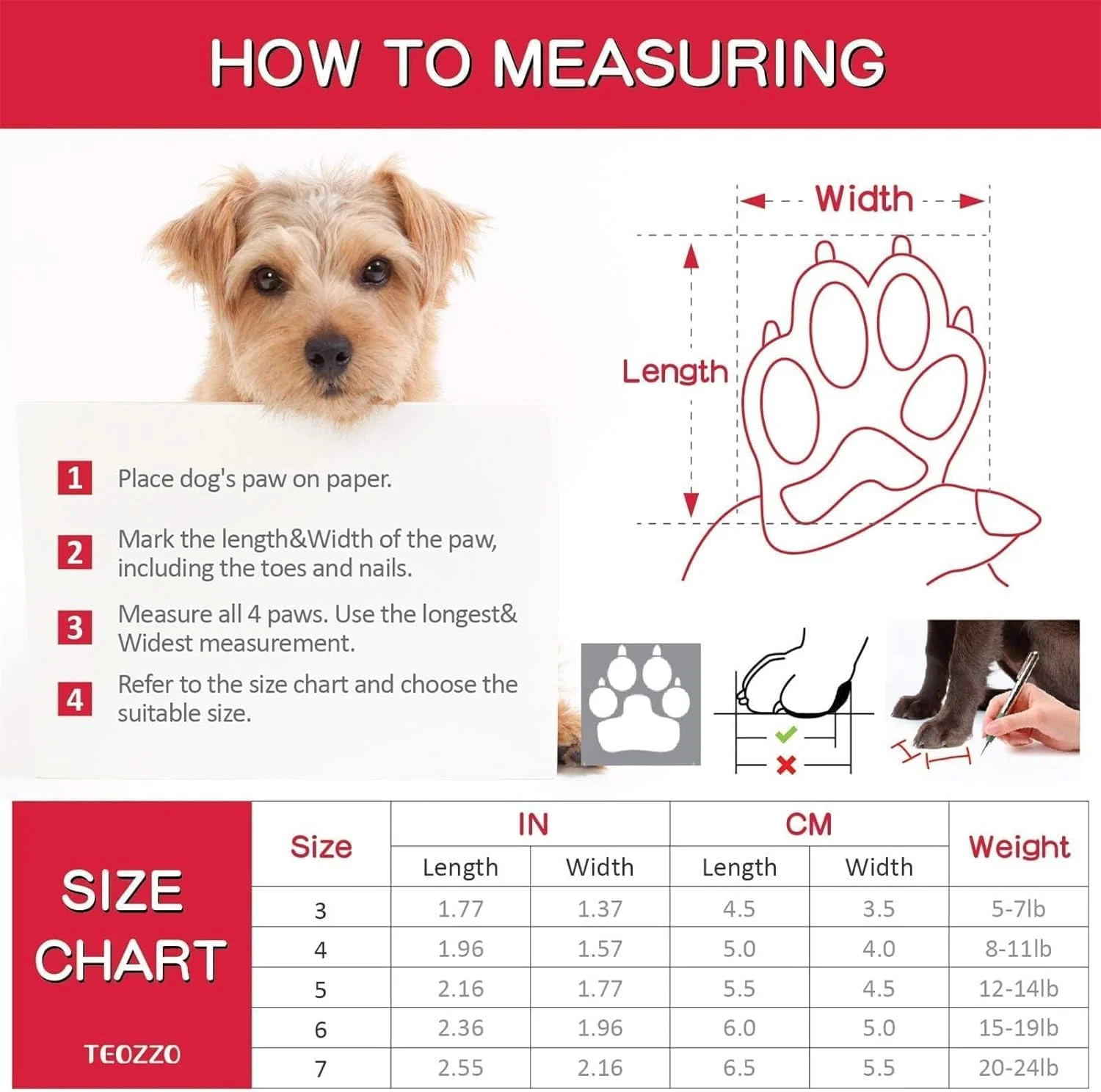 کفش سگ Xspring، محافظ پنجه ضد آب 4 عددی با کفی ضد لغزش، چکمه های سگ تنفسی برای سگ های کوچک، متوسط و بزرگ، کفش حیوانات خانگی راحت برای پیاده روی و دویدن در داخل و خارج از منزل (5) کفش سگ Xspring، محافظ پنجه ضد آب 4 عددی با کفی ضد لغزش، چکمه های سگ تنفسی برای سگ های کوچک، متوسط و بزرگ، کفش حیوانات خانگی راحت برای پیاده روی و دویدن در داخل و خارج از منزل (5)