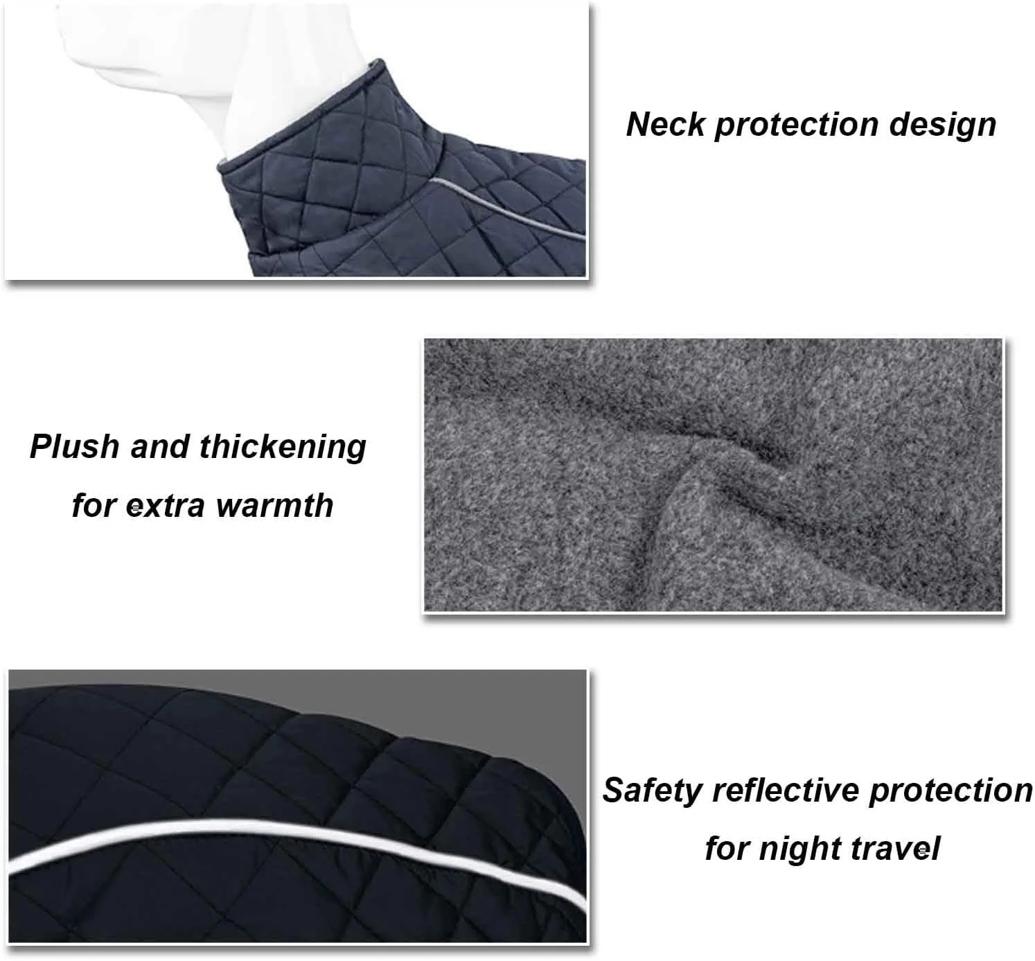 کت ضدآب سگ، ژاکت گرم و ضد باد سگ برای هوای سرد، جلیقه سگ برای زمستان، ژاکت گرم زمستانی قابل تنظیم برای سگ های بزرگ و متوسط، سرمه ای، XL کت ضدآب سگ، ژاکت گرم و ضد باد سگ برای هوای سرد، جلیقه سگ برای زمستان، ژاکت گرم زمستانی قابل تنظیم برای سگ های بزرگ و متوسط، سرمه ای، XL