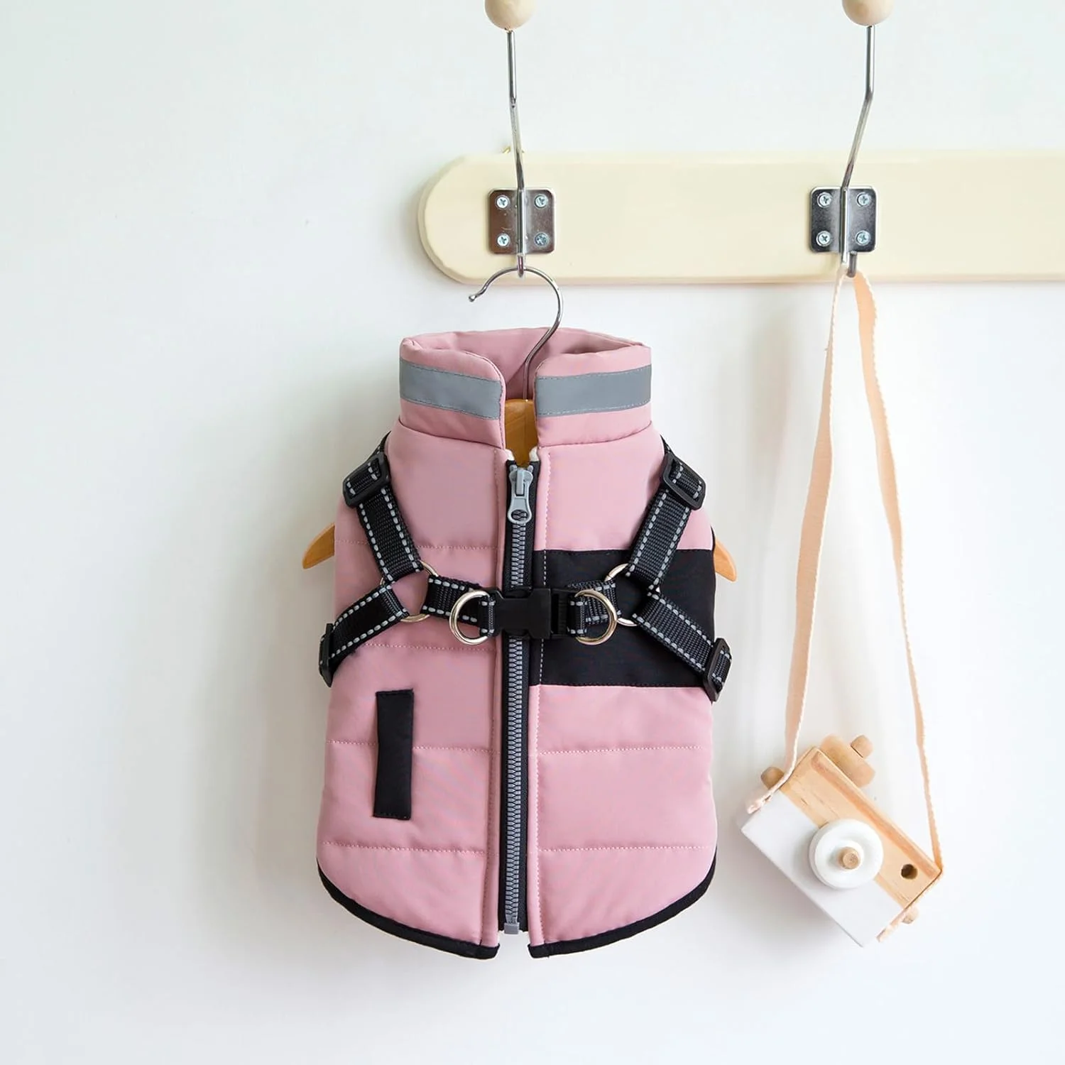 کت زمستانی گرم سگ ها برای هوای سرد، ژاکت های آستردار ضخیم سگ، جامپسوت ضد باد سگ با قلاب بند، لباس حیوانات خانگی، کت زمستانی کت زمستانی گرم سگ ها برای هوای سرد، ژاکت های آستردار ضخیم سگ، جامپسوت ضد باد سگ با قلاب بند، لباس حیوانات خانگی، کت زمستانی