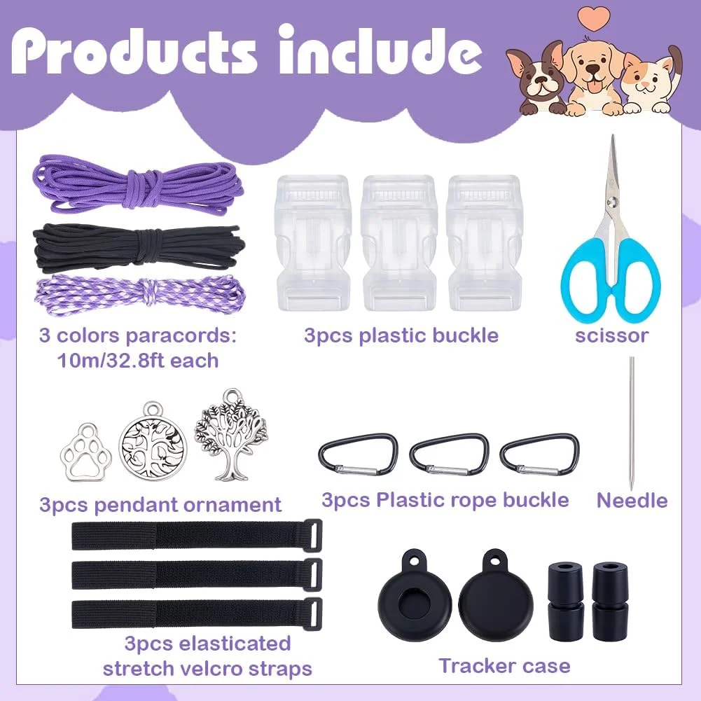 مجموعه ۶ تایی طناب پاراکورد WEBEEDY برای بزرگسالان، کیت مبتدی شامل ۳۰ متر طناب پاراکورد، آویز، ابزار و دستورالعمل ساخت ۳ قلاده و ۳ دستبند مجموعه ۶ تایی طناب پاراکورد WEBEEDY برای بزرگسالان، کیت مبتدی شامل ۳۰ متر طناب پاراکورد، آویز، ابزار و دستورالعمل ساخت ۳ قلاده و ۳ دستبند