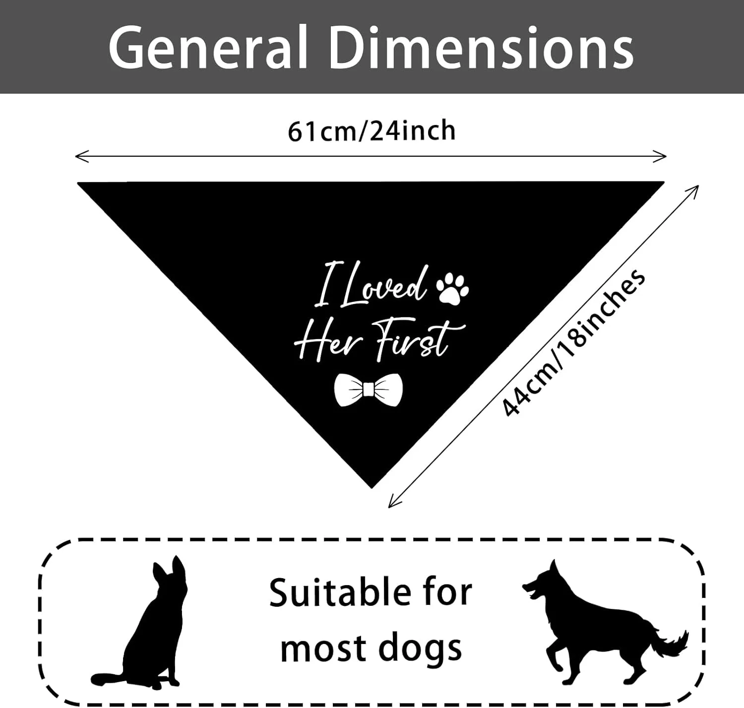 دستمال گردن سگ با طرح "اولین بار عاشقش شدم"، مناسب جشن عروسی، نامزدی و عکاسی، اکسسوری حیوانات خانگی، دستمال گردن مشکی برای دوستداران سگ دستمال گردن سگ با طرح "اولین بار عاشقش شدم"، مناسب جشن عروسی، نامزدی و عکاسی، اکسسوری حیوانات خانگی، دستمال گردن مشکی برای دوستداران سگ