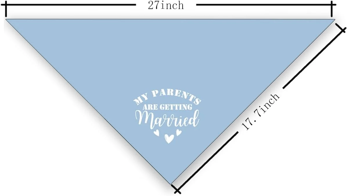 دستمال گردن سگ برای نامزدی عروسی، روسری آبی سگ برای سگ های پسر یا دختر، دستمال پارچه ای فلانل برای حیوانات خانگی کوچک متوسط بزرگ، دستمال گردن سگ با طرح ازدواج والدین من دستمال گردن سگ برای نامزدی عروسی، روسری آبی سگ برای سگ های پسر یا دختر، دستمال پارچه ای فلانل برای حیوانات خانگی کوچک متوسط بزرگ، دستمال گردن سگ با طرح ازدواج والدین من