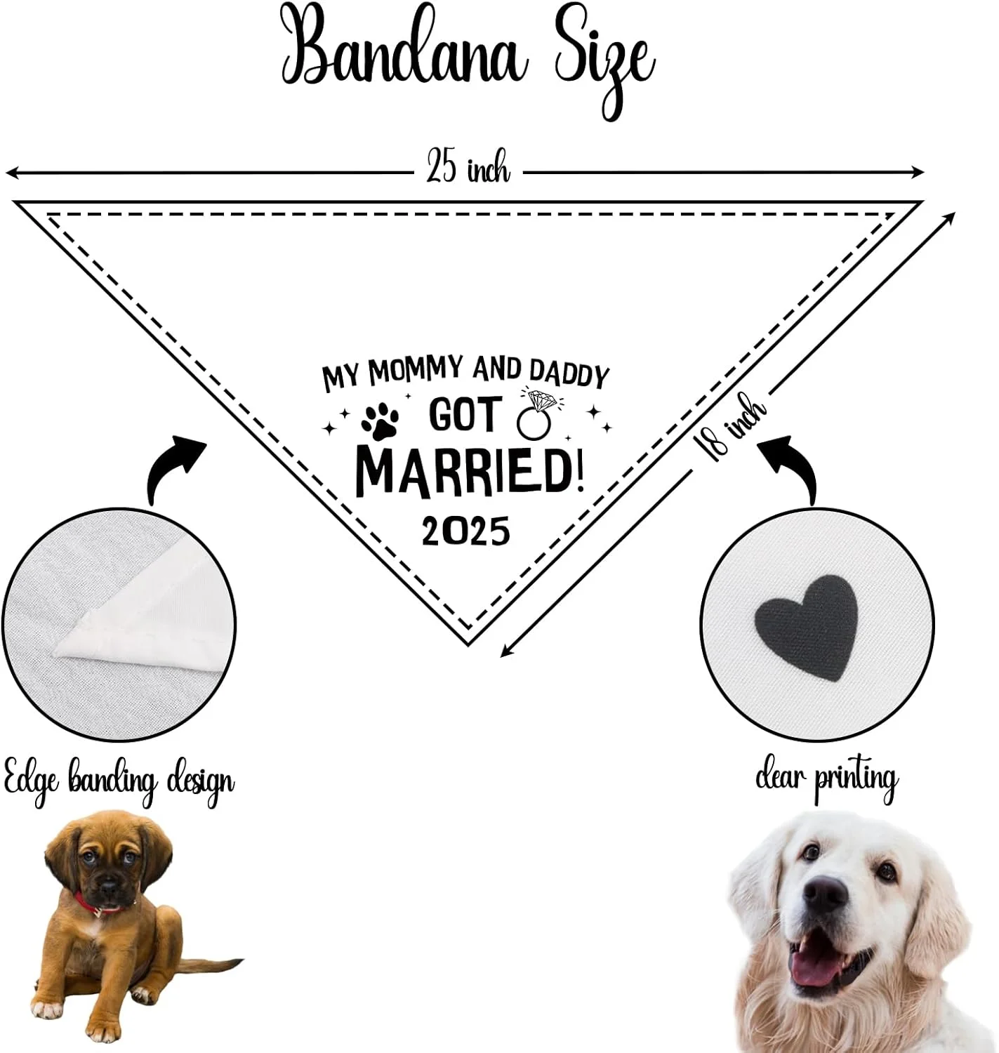 دستمال گردن سگ با طرح ازدواج مامان و بابای من، مناسب سگ ها، دستمال گردن عالی برای عروسی سگ، اعلام نامزدی، هدیه نامزدی برای زوج ها، شال حیوانات خانگی برای گربه ها و سگ های کوچک و متوسط 2025 دستمال گردن سگ با طرح ازدواج مامان و بابای من، مناسب سگ ها، دستمال گردن عالی برای عروسی سگ، اعلام نامزدی، هدیه نامزدی برای زوج ها، شال حیوانات خانگی برای گربه ها و سگ های کوچک و متوسط 2025