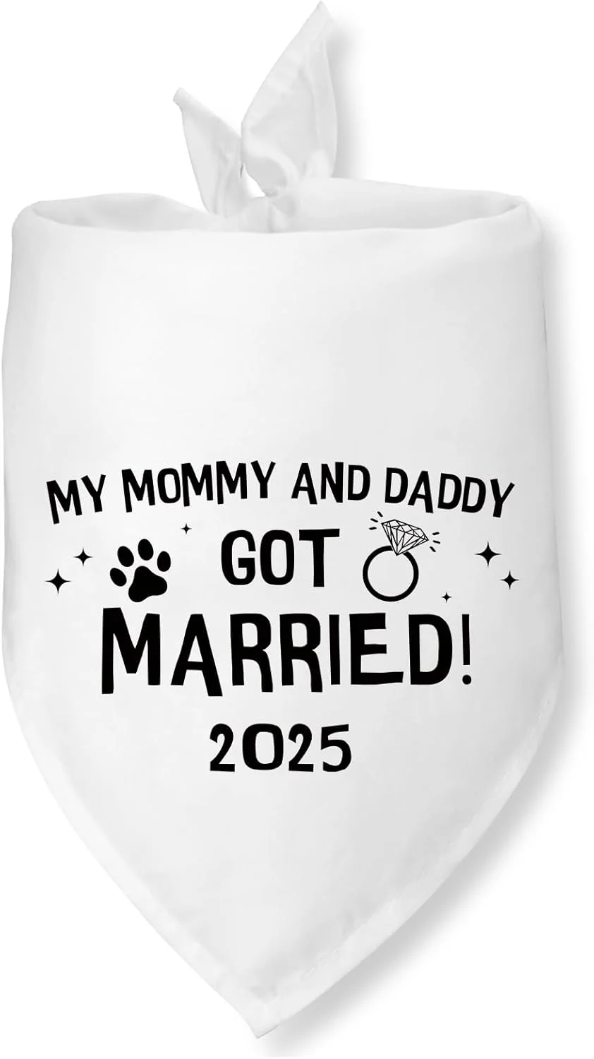 دستمال گردن سگ با طرح ازدواج مامان و بابا، مناسب هدیه عروسی 2025، دستمال گردن سگ، ایده آل برای اعلام نامزدی، هدیه نامزدی برای زوج ها، شال حیوانات خانگی برای سگ و گربه های کوچک و متوسط، سال 2025 دستمال گردن سگ با طرح ازدواج مامان و بابا، مناسب هدیه عروسی 2025، دستمال گردن سگ، ایده آل برای اعلام نامزدی، هدیه نامزدی برای زوج ها، شال حیوانات خانگی برای سگ و گربه های کوچک و متوسط، سال 2025
