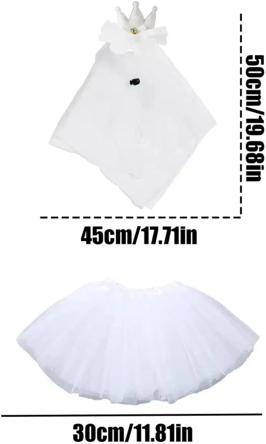 لباس عروسی غاز، تور و دامن حیوانات، لباس سفید عروس غاز لوازم جانبی لباس دامن برای دکوراسیون ایوان تعطیلات مهمانی در فضای باز لباس عروسی غاز، تور و دامن حیوانات، لباس سفید عروس غاز لوازم جانبی لباس دامن برای دکوراسیون ایوان تعطیلات مهمانی در فضای باز