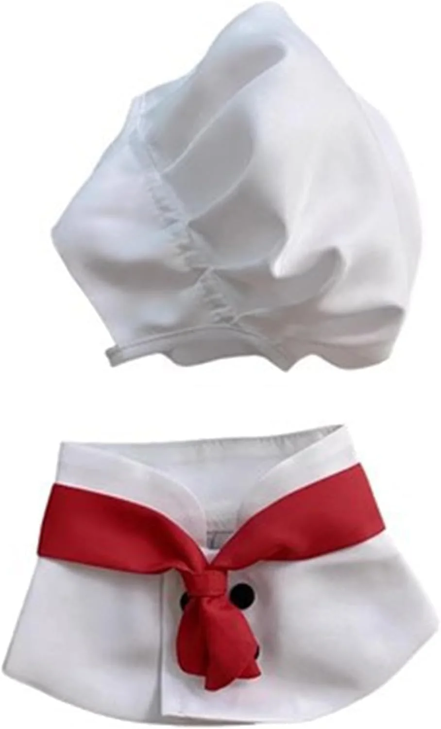 کلاه حیوانات خانگی سفید، لباس سرآشپز، لباس نرم سگ، مناسب برای لوازم حیوانات خانگی