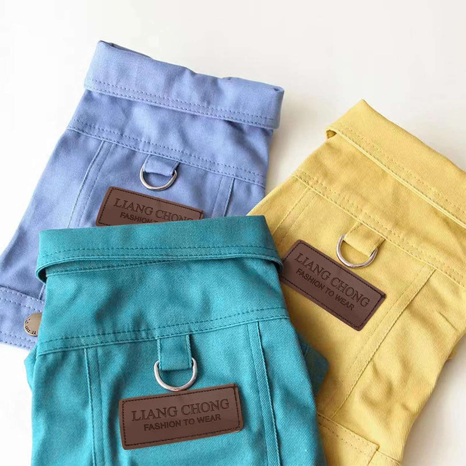 ژاکت جین سگ گاوچران WHPLYE، لباس حیوانات خانگی قابل شستشو با ماشین لباسشویی برای سگ های کوچک، جلیقه حیوانات خانگی، لباس کت حیوانات خانگی ژاکت جین سگ گاوچران WHPLYE، لباس حیوانات خانگی قابل شستشو با ماشین لباسشویی برای سگ های کوچک، جلیقه حیوانات خانگی، لباس کت حیوانات خانگی