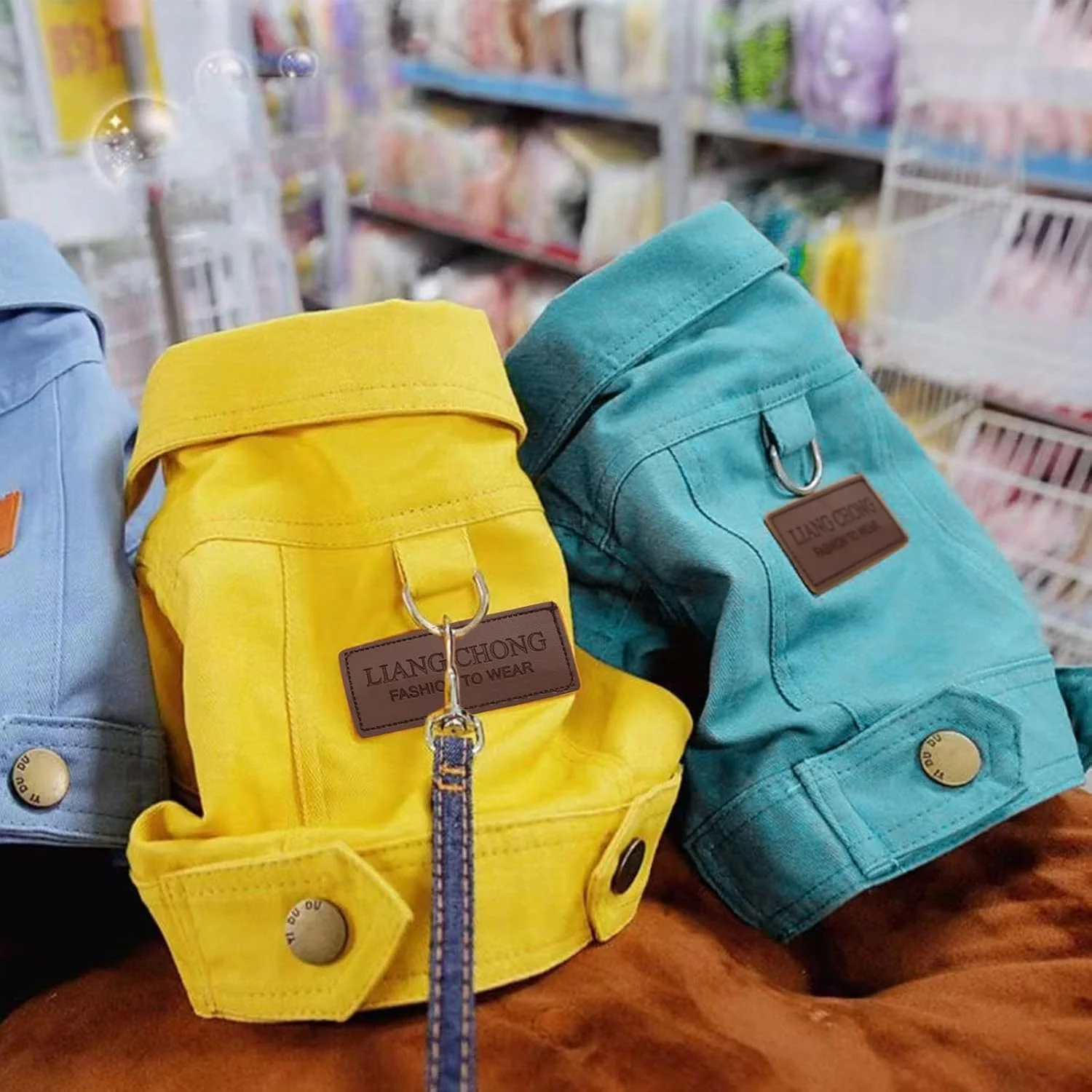 ژاکت جین سگ گاوچران WHPLYE، لباس حیوانات خانگی قابل شستشو با ماشین لباسشویی برای سگ های کوچک، جلیقه حیوانات خانگی، لباس کت حیوانات خانگی ژاکت جین سگ گاوچران WHPLYE، لباس حیوانات خانگی قابل شستشو با ماشین لباسشویی برای سگ های کوچک، جلیقه حیوانات خانگی، لباس کت حیوانات خانگی