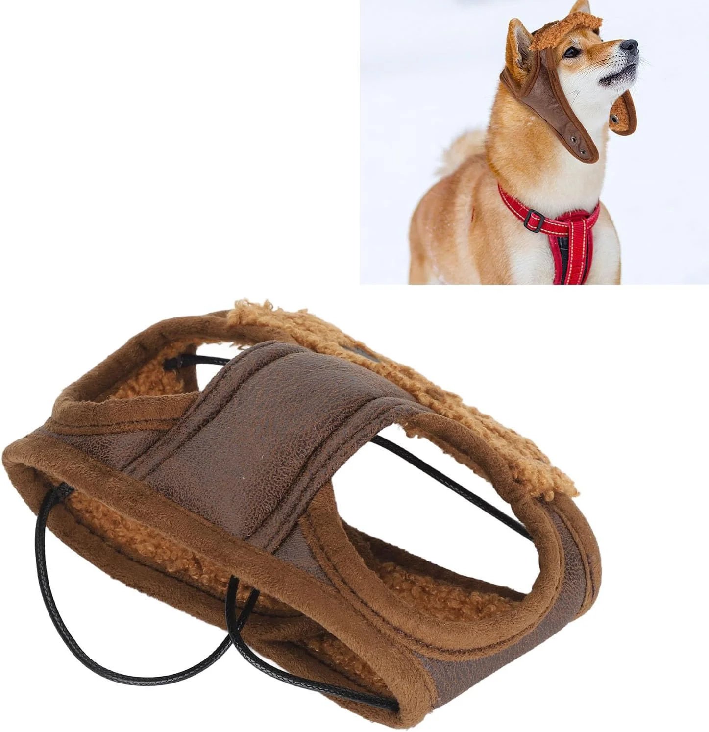 کلاه سگ برای سگ های بزرگ، کلاه زمستانی طناب قابل تنظیم نرم گرم هوانوردی با گوش پوش مد روز یک حیوان خانگی زمستانی برای هوای سرد مهمانی روزانه (M) کلاه سگ برای سگ های بزرگ، کلاه زمستانی طناب قابل تنظیم نرم گرم هوانوردی با گوش پوش مد روز یک حیوان خانگی زمستانی برای هوای سرد مهمانی روزانه (M)