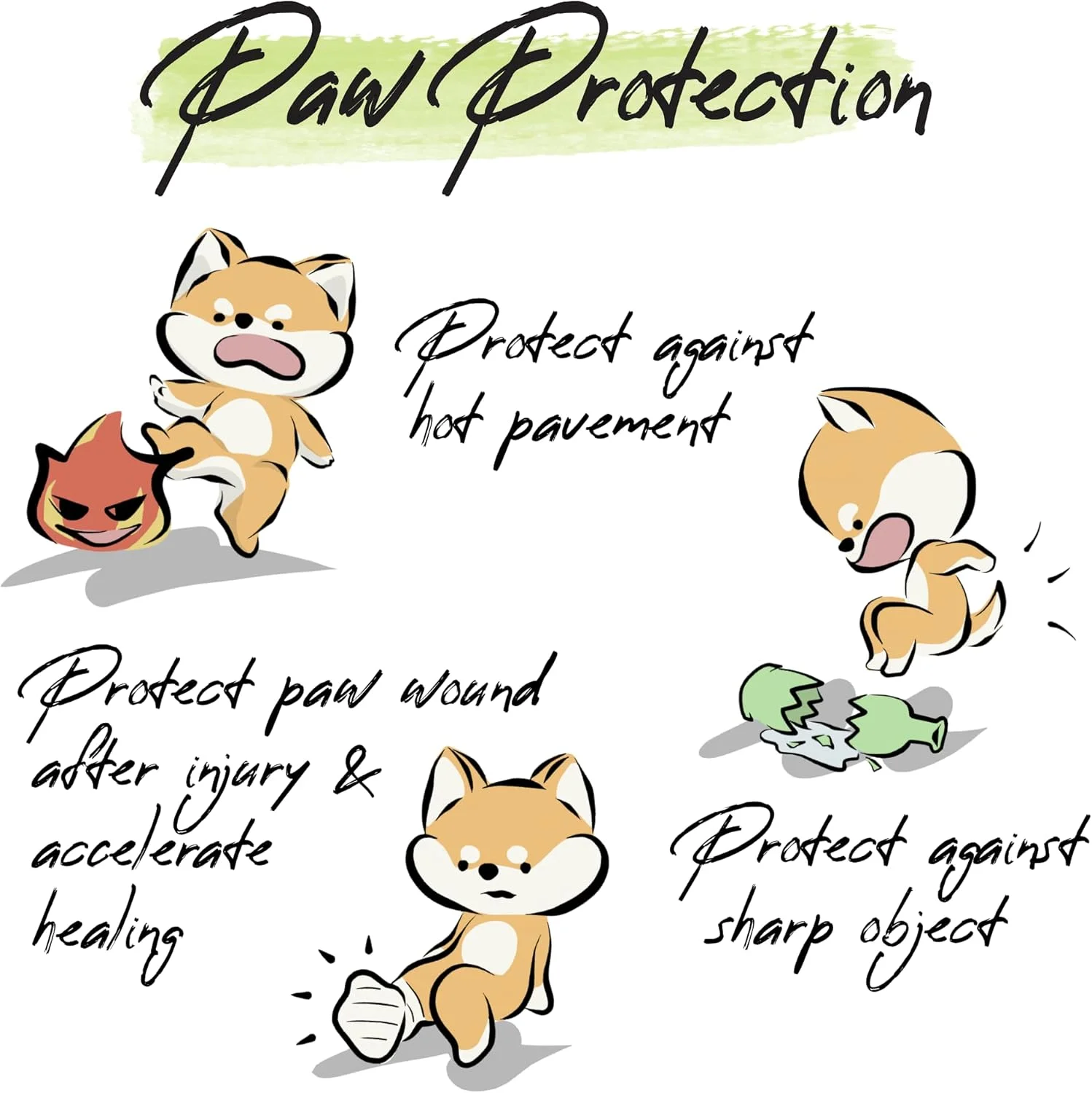 جوراب ساق کوتاه حیوانات خانگی WICKEDPUP برای سگ ها و گربه ها، 48 عدد | جوراب یکبار مصرف برای جلوگیری از لیسیدن | کفش توله سگ برای محافظت از پنجه در برابر گرما، پیاده رو داغ، برف | روکش پا برای پنجه آسیب دیده (XS)