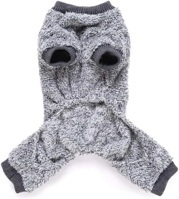 لباس زمستانی سگ برای سگ های کوچک دخترانه و پسرانه، ژاکت فلانل گرم، لباس های بامزه و زیبا برای توله سگ و گربه (خاکستری، XL) لباس زمستانی سگ برای سگ های کوچک دخترانه و پسرانه، ژاکت فلانل گرم، لباس های بامزه و زیبا برای توله سگ و گربه (خاکستری، XL)