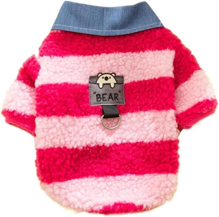 لباس زمستانی سگ برای سگ های کوچک، لباس پشمی سگ، هودی گرم زمستانی حیوانات خانگی، سویشرت توله سگ، ژاکت مخمل خواب دار زیبا سگ لباس زمستانی سگ برای سگ های کوچک، لباس پشمی سگ، هودی گرم زمستانی حیوانات خانگی، سویشرت توله سگ، ژاکت مخمل خواب دار زیبا سگ