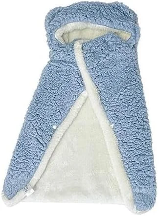 شنل زمستانی گرم سگ با کلاه، پتوی پشمی ضخیم برای سگ ها و گربه های کوچک و متوسط، ژاکت زمستانی برای هوای سرد بیرون، نرم و راحت (آبی، متوسط) شنل زمستانی گرم سگ با کلاه، پتوی پشمی ضخیم برای سگ ها و گربه های کوچک و متوسط، ژاکت زمستانی برای هوای سرد بیرون، نرم و راحت (آبی، متوسط)