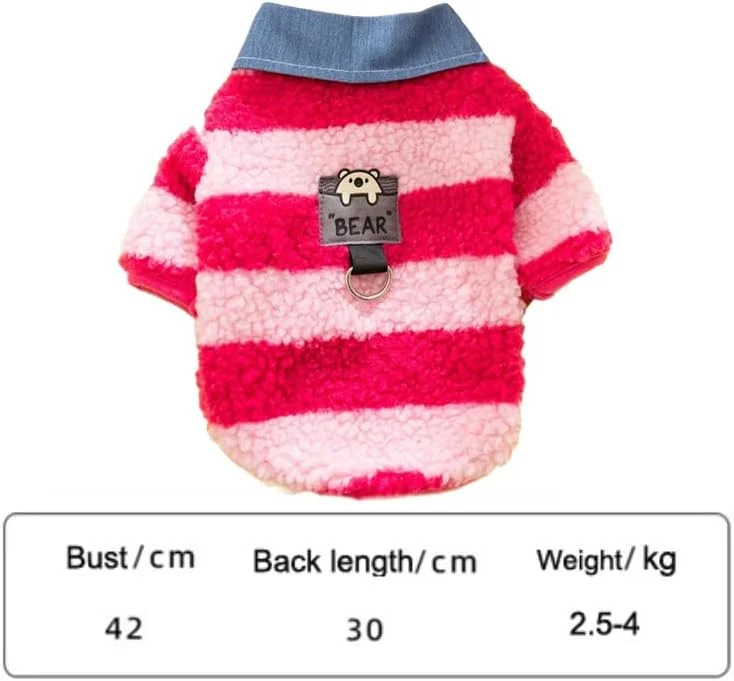 لباس زمستانی سگ برای سگ های کوچک، لباس پشمی سگ، هودی گرم زمستانی حیوانات خانگی، سویشرت توله سگ، ژاکت مخمل خواب دار زیبا سگ لباس زمستانی سگ برای سگ های کوچک، لباس پشمی سگ، هودی گرم زمستانی حیوانات خانگی، سویشرت توله سگ، ژاکت مخمل خواب دار زیبا سگ