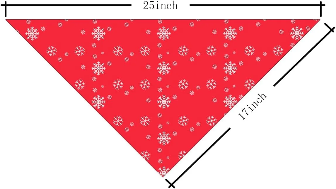 دستمال گردن سگ زمستانی، طرح دانه برف، دستمال سر حیوانات خانگی قرمز، هدیه سال نو برای سگ های کوچک و متوسط پسر و دختر دستمال گردن سگ زمستانی، طرح دانه برف، دستمال سر حیوانات خانگی قرمز، هدیه سال نو برای سگ های کوچک و متوسط پسر و دختر
