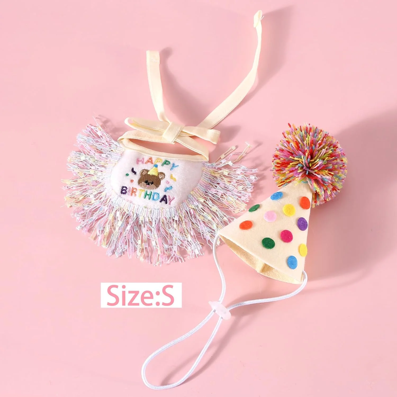 ست کلاه و شال گردن تولد سگ و گربه Wisfunlly، ست تزئینات جشن تولد حیوانات خانگی، شال گردن پیشبند پنبه ای زیبا و کلاه تولد، شال گردن و کلاه مهمانی تولد سگ و گربه، لباس های پرنسس سگ و گربه ست کلاه و شال گردن تولد سگ و گربه Wisfunlly، ست تزئینات جشن تولد حیوانات خانگی، شال گردن پیشبند پنبه ای زیبا و کلاه تولد، شال گردن و کلاه مهمانی تولد سگ و گربه، لباس های پرنسس سگ و گربه