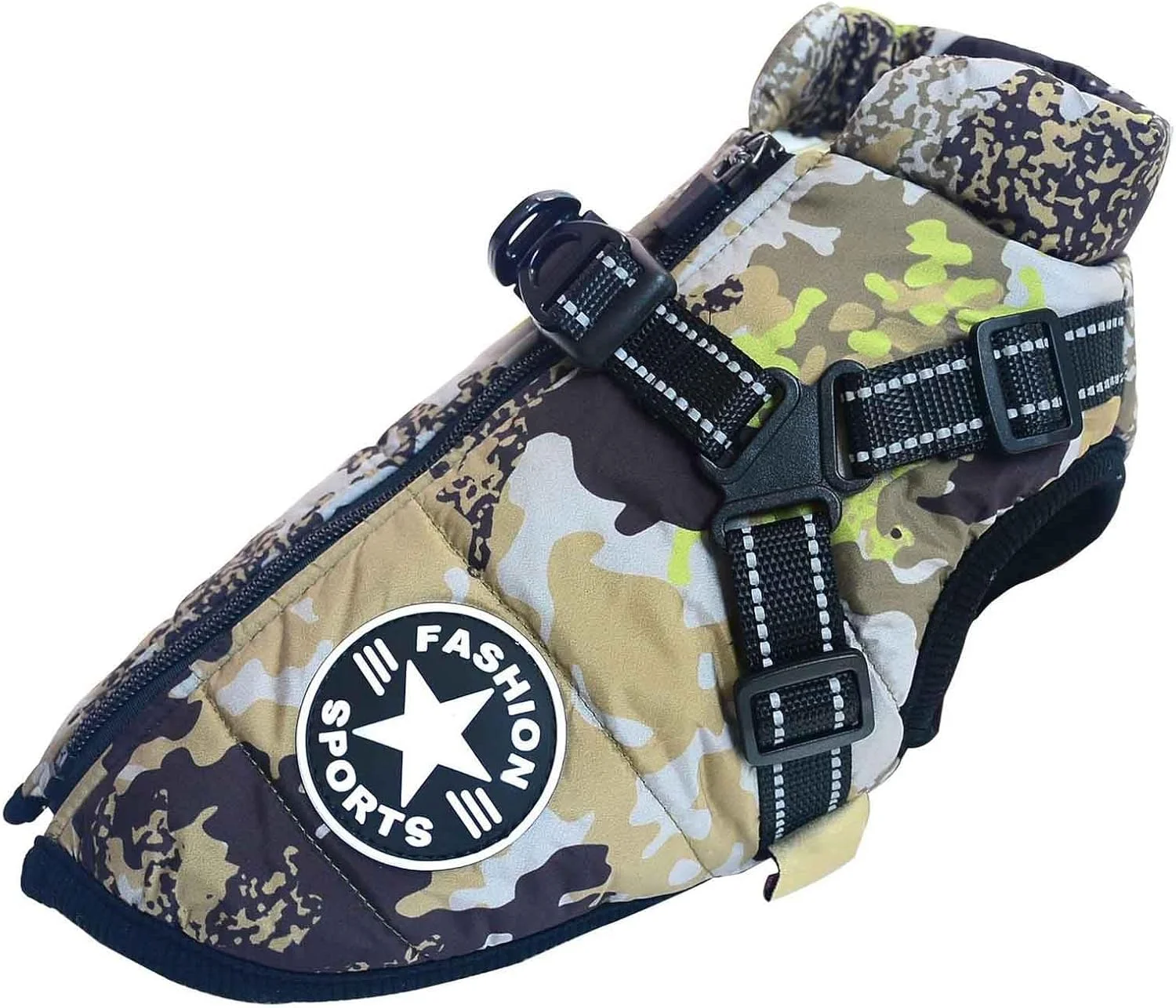 کت زمستانی ضد آب سگ، ژاکت گرم سگ مناسب هوای سرد زمستانی با حلقه D، کت های زمستانی قابل تنظیم بازتابنده، جلیقه سگ با هارنس داخلی برای سگ های بزرگ، 5XL کت زمستانی ضد آب سگ، ژاکت گرم سگ مناسب هوای سرد زمستانی با حلقه D، کت های زمستانی قابل تنظیم بازتابنده، جلیقه سگ با هارنس داخلی برای سگ های بزرگ، 5XL