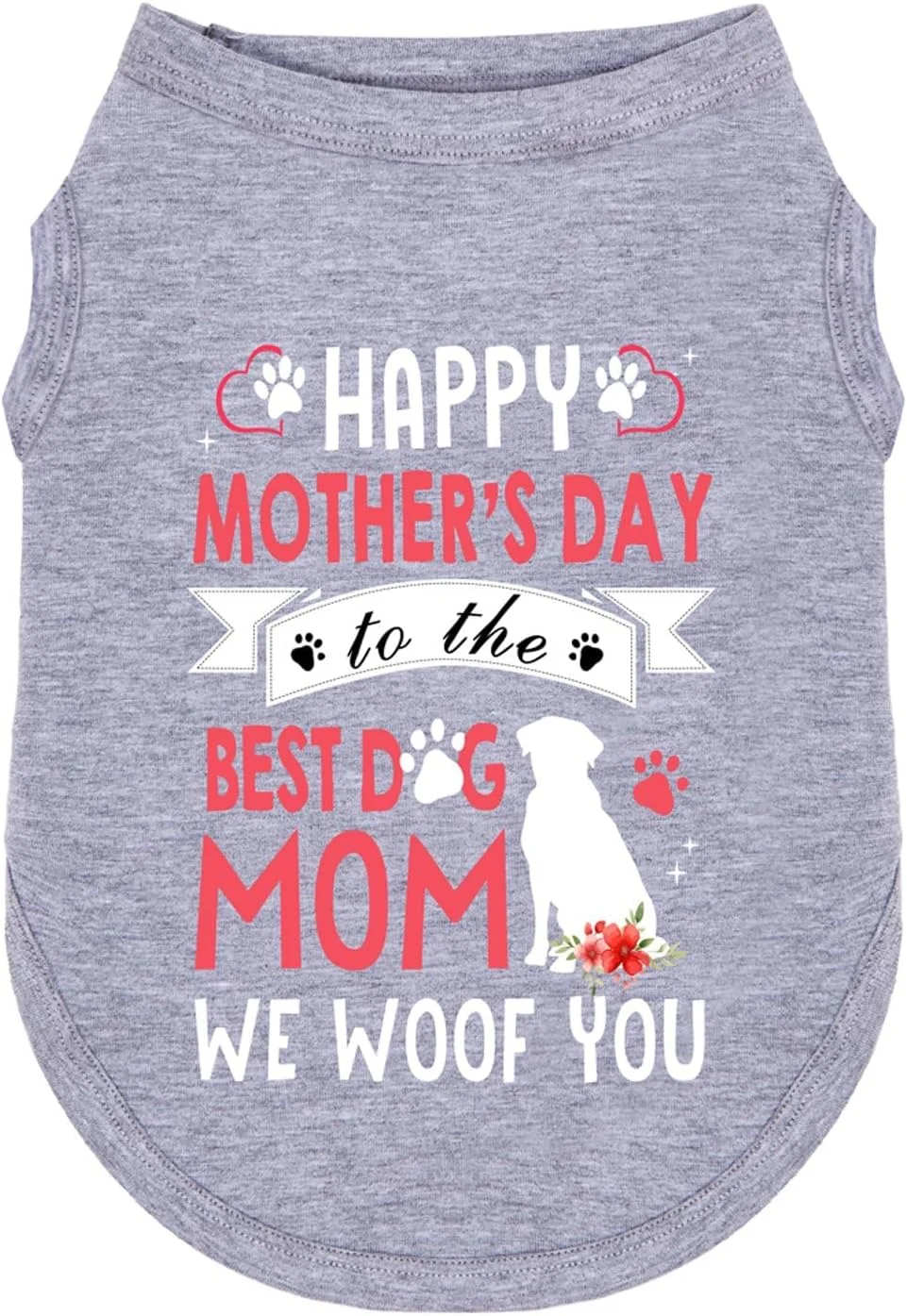 لباس سگ با طرح روز مادر، مناسب سگ های کوچک و متوسط - هدیه ای برای خانم ها لباس سگ با طرح روز مادر، مناسب سگ های کوچک و متوسط - هدیه ای برای خانم ها