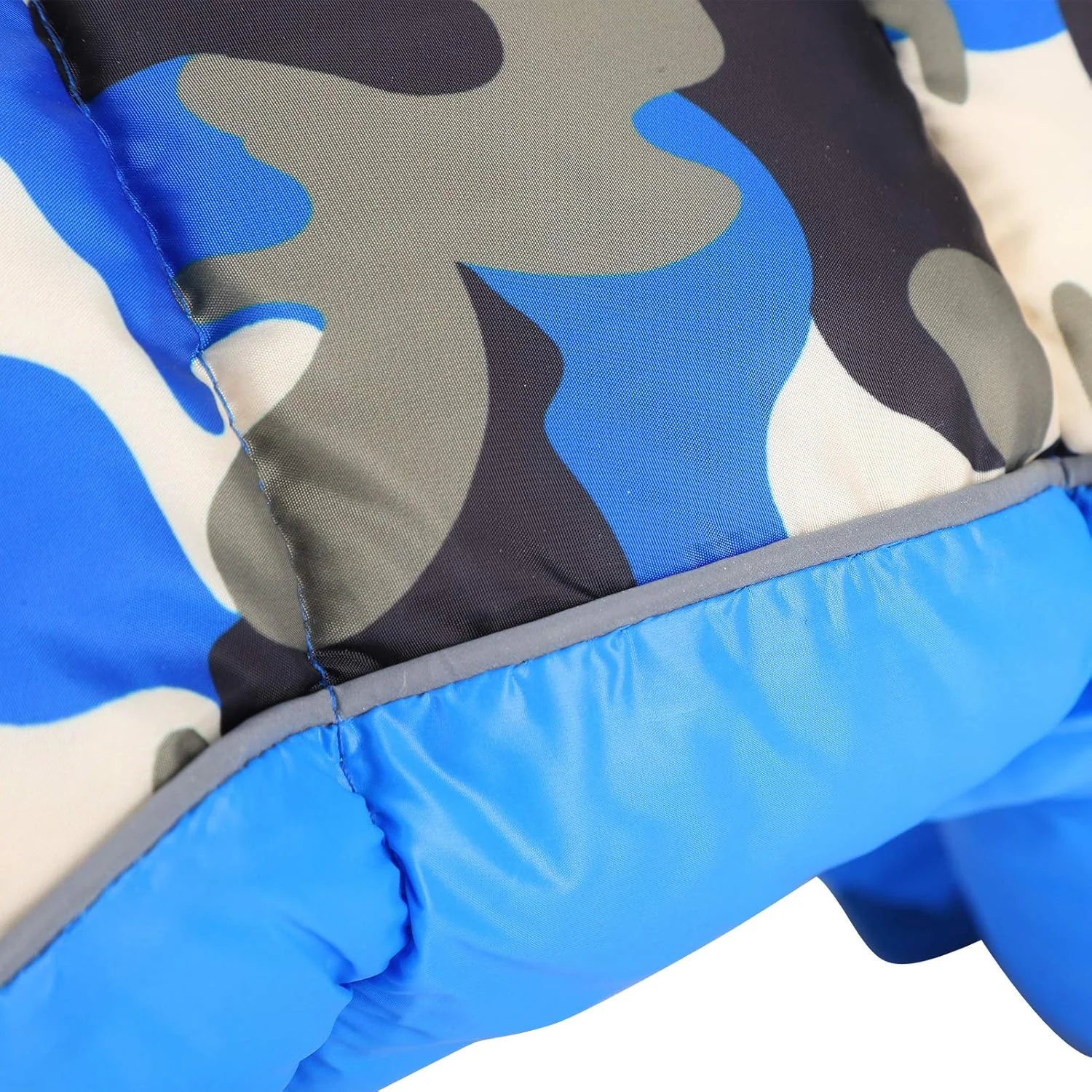 کت زمستانی سگ، ژاکت ضد باد سگ، لباس گرم نگهدارنده زمستانی سگ، کت زمستانی چهار پا با زیپ پشتی طرح استتار آبی (سایز 10#) کت زمستانی سگ، ژاکت ضد باد سگ، لباس گرم نگهدارنده زمستانی سگ، کت زمستانی چهار پا با زیپ پشتی طرح استتار آبی (سایز 10#)