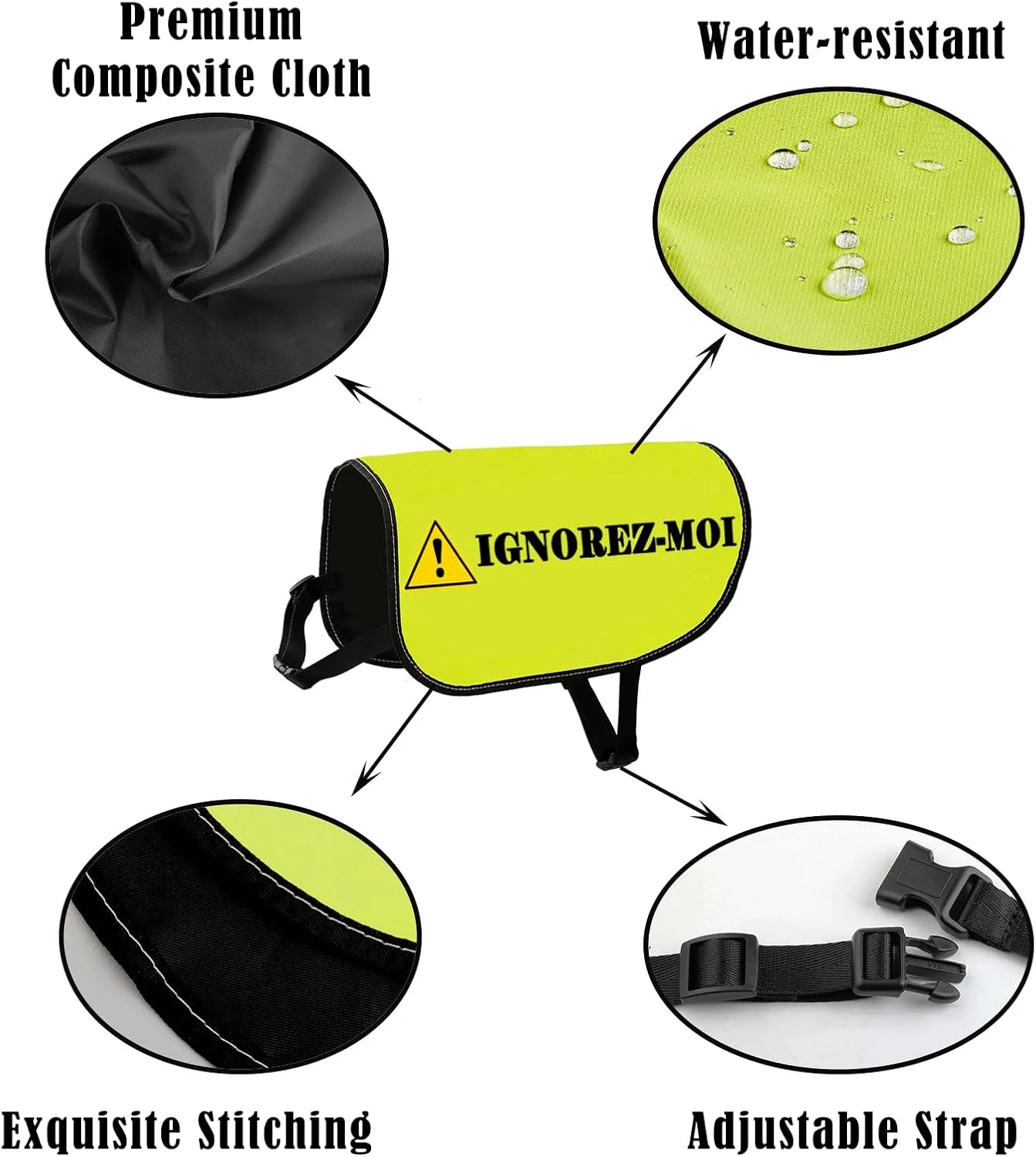 جلیقه سگ کار با شعار سگ هشدار دهنده و مناسب پیاده روی سگ ها (متوسط) جلیقه سگ کار با شعار سگ هشدار دهنده و مناسب پیاده روی سگ ها (متوسط)