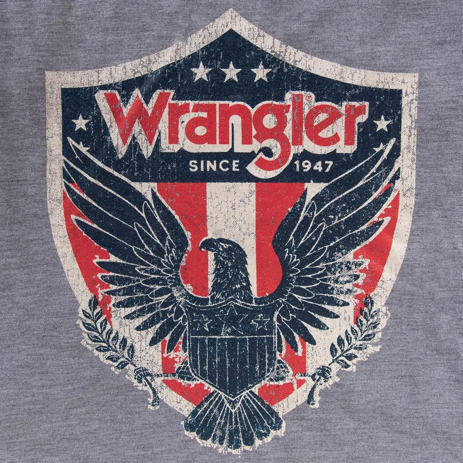 تی شرت خاکستری طوسی با لوگوی طناب