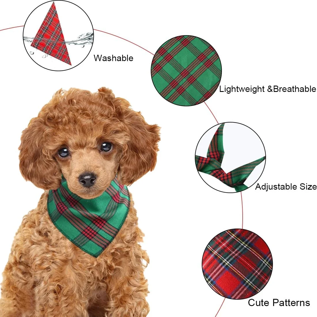 ست ایده آل: شما 2 عدد دستمال مرطوب حیوانی (قرمز/سبز) دریافت خواهید کرد. ظاهری عالی برای تولد حیوان خانگی خود به ارمغان بیاورید! ست ایده آل: شما 2 عدد دستمال مرطوب حیوانی (قرمز/سبز) دریافت خواهید کرد. ظاهری عالی برای تولد حیوان خانگی خود به ارمغان بیاورید!