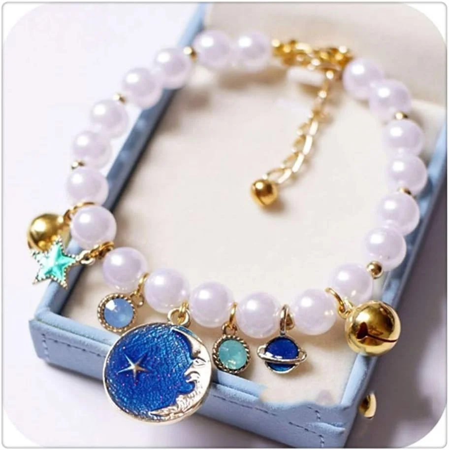 گردنبند سگ پاگ وینتیج زیبا با آویز زنگوله، مناسب برای حیوانات کوچک و متوسط مانند گربه، سگ چیواوا و سایر حیوانات خانگی (آبی، M) گردنبند سگ پاگ وینتیج زیبا با آویز زنگوله، مناسب برای حیوانات کوچک و متوسط مانند گربه، سگ چیواوا و سایر حیوانات خانگی (آبی، M)