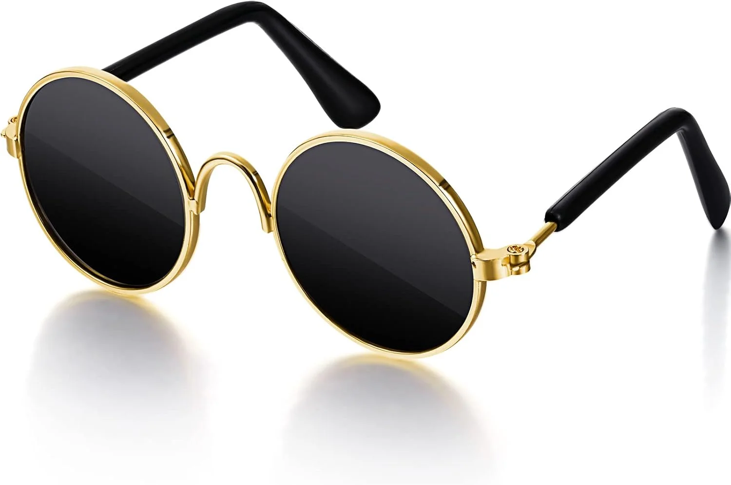 عینک آفتابی سگ Xuniea، عینک حیوانات خانگی به سبک رترو، عینک گرد کلاسیک سگ، فلزی، رزینی، مناسب گربه، سگ و توله سگ، لباس های هیپی برای گربه ها و سگ ها، لوازم عکس، لباس مهمانی Cosplay (طلایی، مشکی، سبک کلاسیک) عینک آفتابی سگ Xuniea، عینک حیوانات خانگی به سبک رترو، عینک گرد کلاسیک سگ، فلزی، رزینی، مناسب گربه، سگ و توله سگ، لباس های هیپی برای گربه ها و سگ ها، لوازم عکس، لباس مهمانی Cosplay (طلایی، مشکی، سبک کلاسیک)