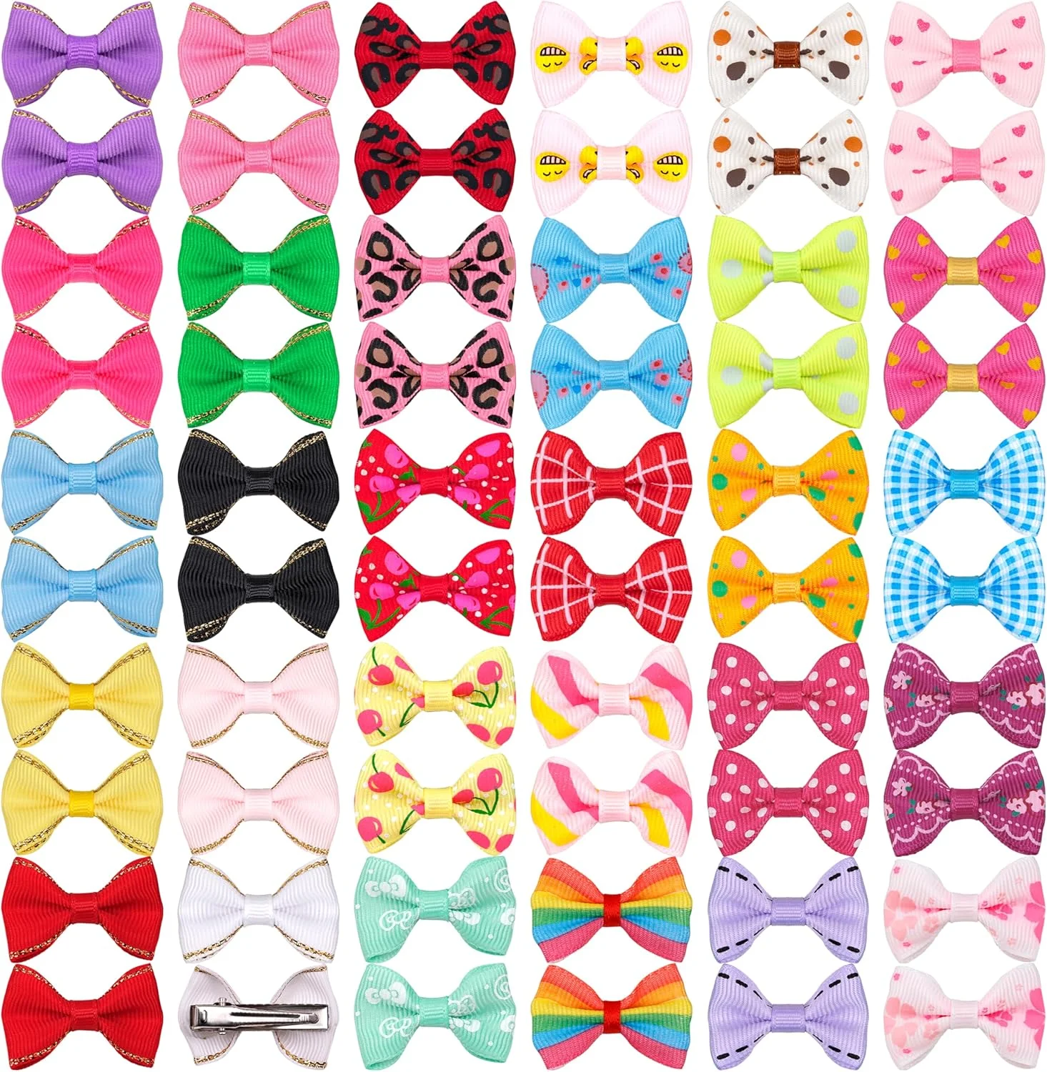 یاکا 60 عدد / 30 جفت پاپیون موی سگ بامزه با گیره لوازم جانبی مو دست ساز پاپیون محصولات آرایشی حیوانات خانگی (60 عدد، طرح های زیبا) یاکا 60 عدد / 30 جفت پاپیون موی سگ بامزه با گیره لوازم جانبی مو دست ساز پاپیون محصولات آرایشی حیوانات خانگی (60 عدد، طرح های زیبا)