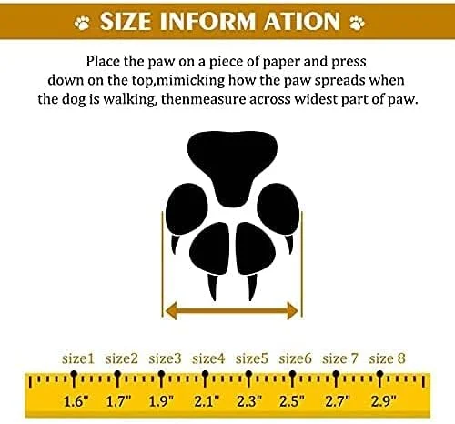 کفش سگ XSY&G، کفش ضدآب سگ، پاپوش سگ با چسب نواری بازتابنده، زیره ضد لغزش و مقاوم، کفش سگ فضای باز برای سگ های متوسط تا بزرگ 4 عدد - سایز 6 کفش سگ XSY&G، کفش ضدآب سگ، پاپوش سگ با چسب نواری بازتابنده، زیره ضد لغزش و مقاوم، کفش سگ فضای باز برای سگ های متوسط تا بزرگ 4 عدد - سایز 6