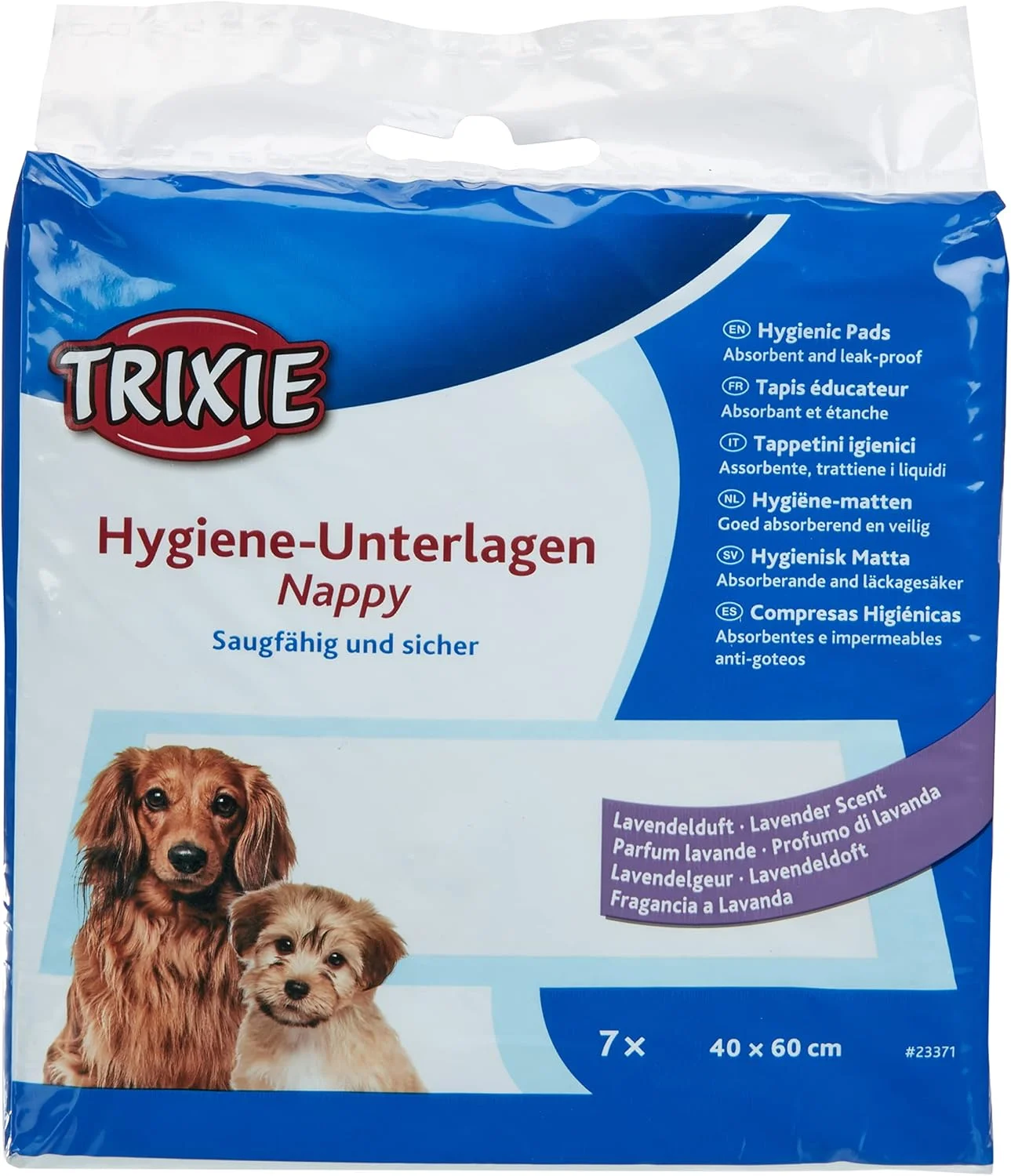 پد آموزشی سگ تریکسی با رایحه اسطوخودوس، 60 × 40 سانتی متر، بسته 10 عددی