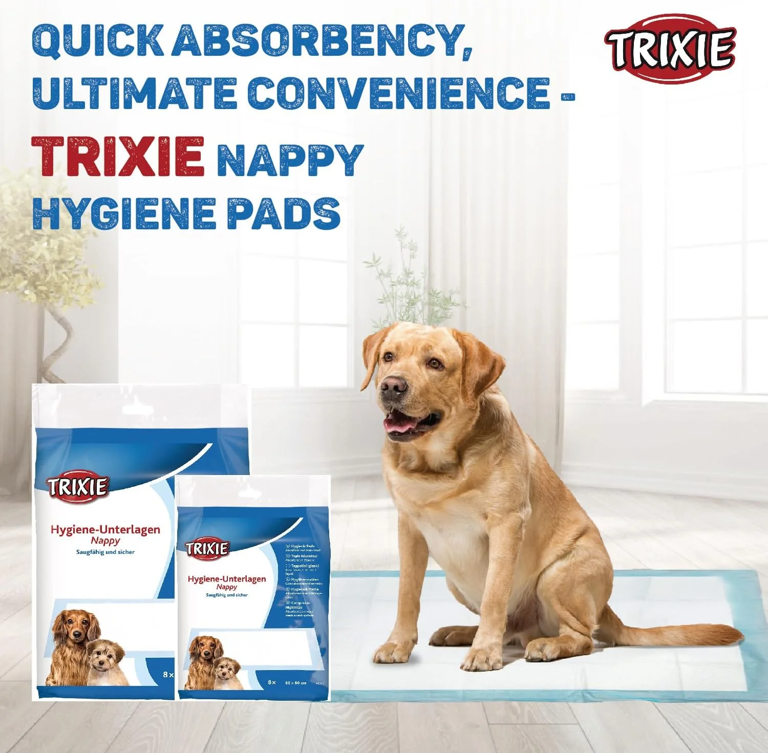 پد آموزشی سگ تریکسی، بسته 8 عددی، بزرگ، 60x90 سانتی متر، جدید پد آموزشی سگ تریکسی، بسته 8 عددی، بزرگ، 60x90 سانتی متر، جدید