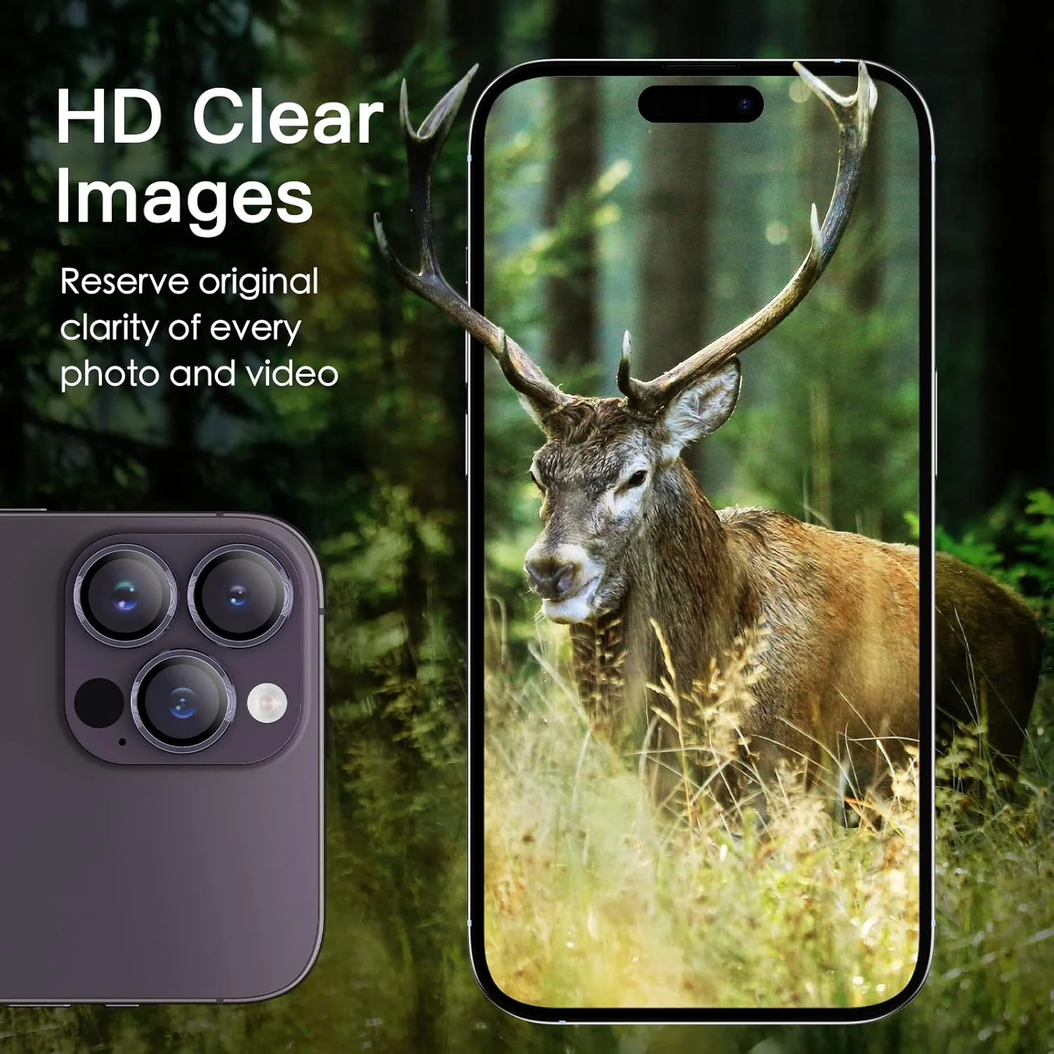 محافظ لنز دوربین JETech برای آیفون 14 پرو 6.1 اینچی و آیفون 14 پرو مکس 6.7 اینچی، پوشش حلقه فلزی شیشه ای سخت شده 9H، شفاف HD، 1 ست (بنفش تیره) محافظ لنز دوربین JETech برای آیفون 14 پرو 6.1 اینچی و آیفون 14 پرو مکس 6.7 اینچی، پوشش حلقه فلزی شیشه ای سخت شده 9H، شفاف HD، 1 ست (بنفش تیره)