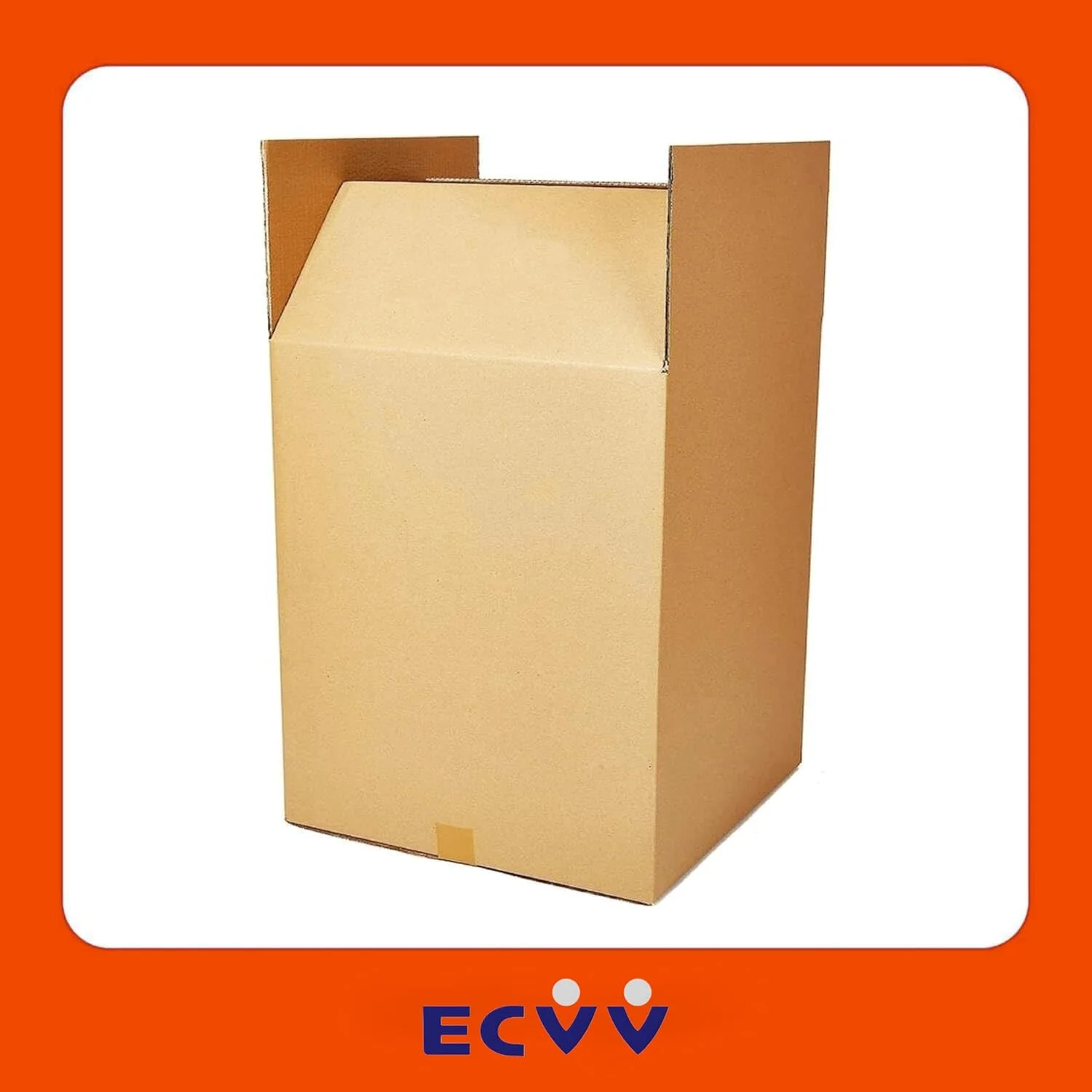 جعبه مقوایی دوجداره بسیار بزرگ و 100% قابل بازیافت، با ظرفیت 60 کیلوگرم، [60x60x80 سانتی متر] کارتن قهوه ای برای بسته بندی، حمل و نقل و نگهداری، 5 لایه [رنگ: قهوه ای]