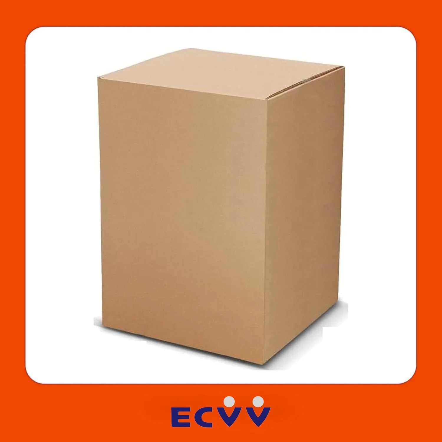 جعبه مقوایی دوجداره بسیار بزرگ و 100% قابل بازیافت، با ظرفیت 60 کیلوگرم، [60x60x80 سانتی متر] کارتن قهوه ای برای بسته بندی، حمل و نقل و نگهداری، 5 لایه [رنگ: قهوه ای]