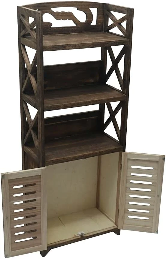 کابینت ذخیره سازی آشپزخانه YATAI، قفسه چوبی چند منظوره، قفسه ادویه ایستاده 3 طبقه برای صرفه جویی در فضا با کابین، قفسه های ذخیره سازی برای قفسه کتاب، گل، خانه، حمام، مبلمان اتاق نشیمن کابینت ذخیره سازی آشپزخانه YATAI، قفسه چوبی چند منظوره، قفسه ادویه ایستاده 3 طبقه برای صرفه جویی در فضا با کابین، قفسه های ذخیره سازی برای قفسه کتاب، گل، خانه، حمام، مبلمان اتاق نشیمن