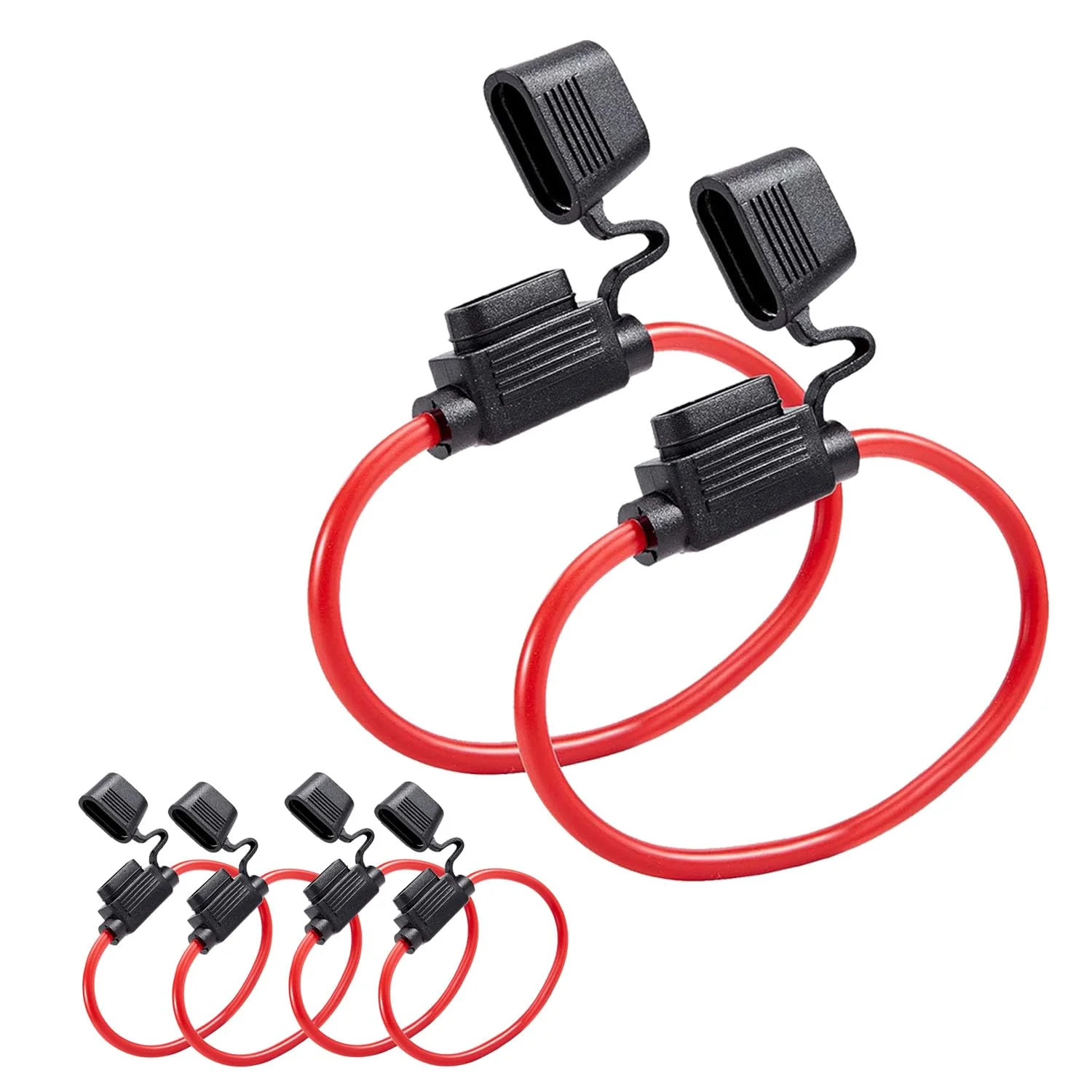 نگهدارنده فیوز خطی 6 عددی، سیم مسی گیج 14 ولت، فیوز تیغه ای ATC ATO ضد آب، سوکت دوشاخه استاندارد با فیوز تیغه ای متوسط، لوازم جانبی خودرو برای ماشین، کامیون، ATV، قایق، موتور سیکلت نگهدارنده فیوز خطی 6 عددی، سیم مسی گیج 14 ولت، فیوز تیغه ای ATC ATO ضد آب، سوکت دوشاخه استاندارد با فیوز تیغه ای متوسط، لوازم جانبی خودرو برای ماشین، کامیون، ATV، قایق، موتور سیکلت