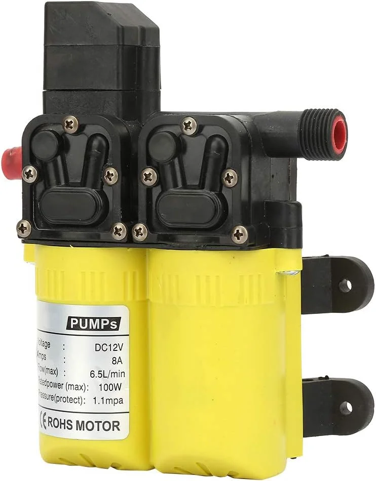 الپریکو 3208، پمپ برقی 12 ولت 100 وات با مکش دوگانه برای تمیز کردن کاروان، قایق، ماشین و غیره. (#1)