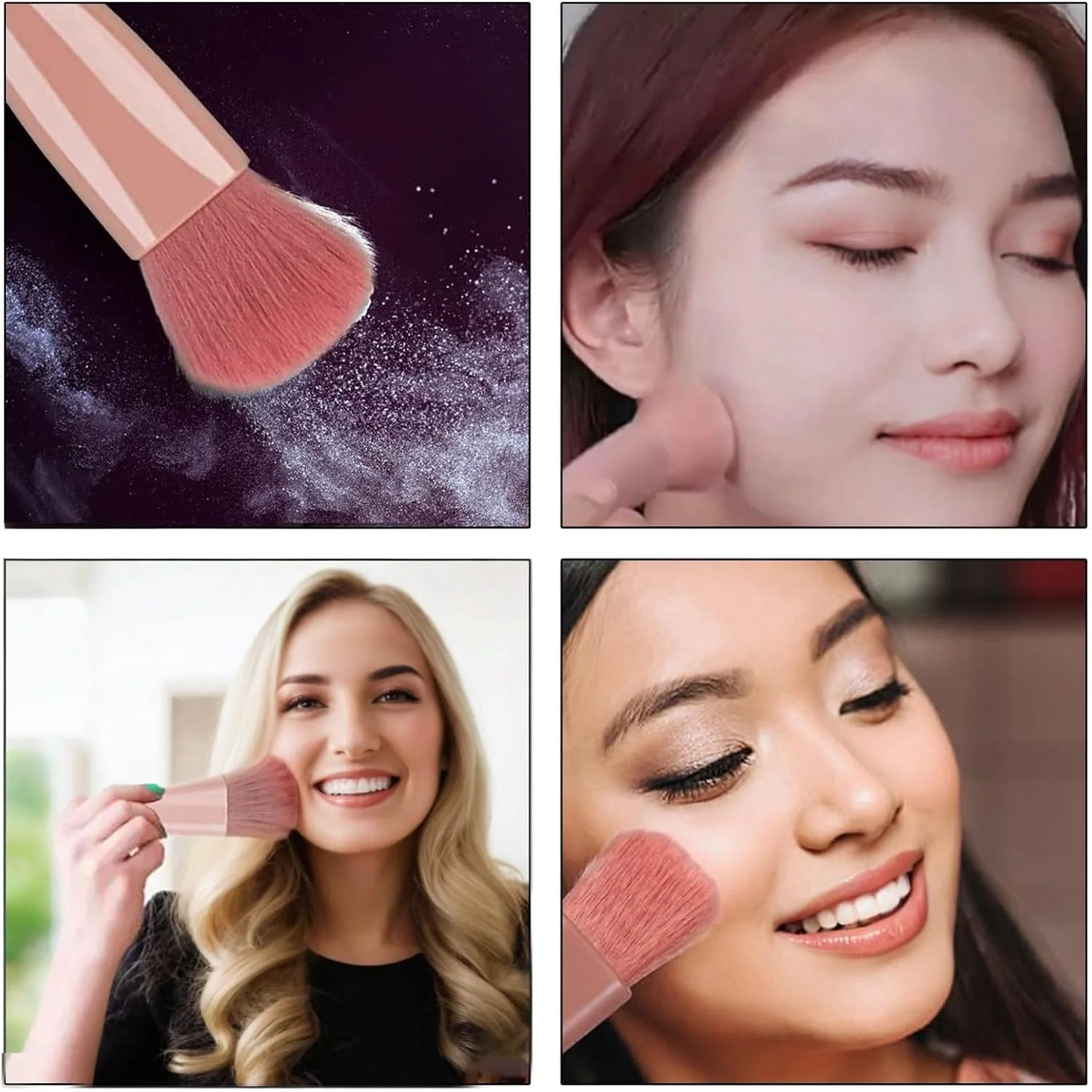 ست برس آرایشی مسافرتی کوچک - 5 برس ضروری با آینه، کیت لوازم آرایشی قابل حمل برای زیبایی در هر زمان و هر مکان، عملکرد کامل در طراحی جمع و جور ست برس آرایشی مسافرتی کوچک - 5 برس ضروری با آینه، کیت لوازم آرایشی قابل حمل برای زیبایی در هر زمان و هر مکان، عملکرد کامل در طراحی جمع و جور