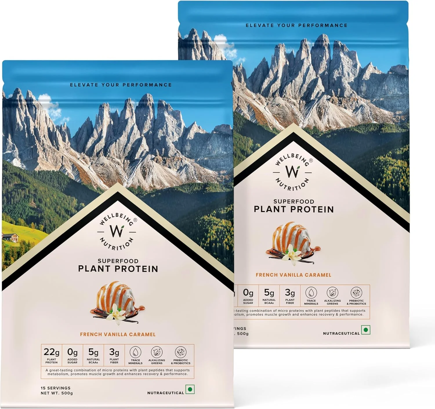 پودر پروتئین گیاهی ایزوله ارگانیک Wellbeing Nutrition | ۲۲ گرم پروتئین، ۵ گرم BCAA پروتئین نخود فرنگی و برنج قهوه ای اروپایی | سوپرفودها، فیبر برای رشد و ریکاوری عضلات | وانیل فرانسوی - ۵۰۰ گرم پودر پروتئین گیاهی ایزوله ارگانیک Wellbeing Nutrition | ۲۲ گرم پروتئین، ۵ گرم BCAA پروتئین نخود فرنگی و برنج قهوه ای اروپایی | سوپرفودها، فیبر برای رشد و ریکاوری عضلات | وانیل فرانسوی - ۵۰۰ گرم