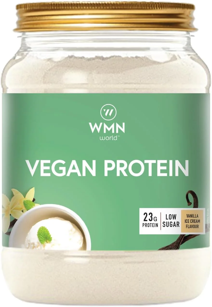 پروتئین گیاهی - طعم بستنی وانیلی طبیعی، ۵۰۰ گرم - گیاهی، ۲۳ گرم پروتئین، کم شکر، کم کالری پروتئین گیاهی - طعم بستنی وانیلی طبیعی، ۵۰۰ گرم - گیاهی، ۲۳ گرم پروتئین، کم شکر، کم کالری